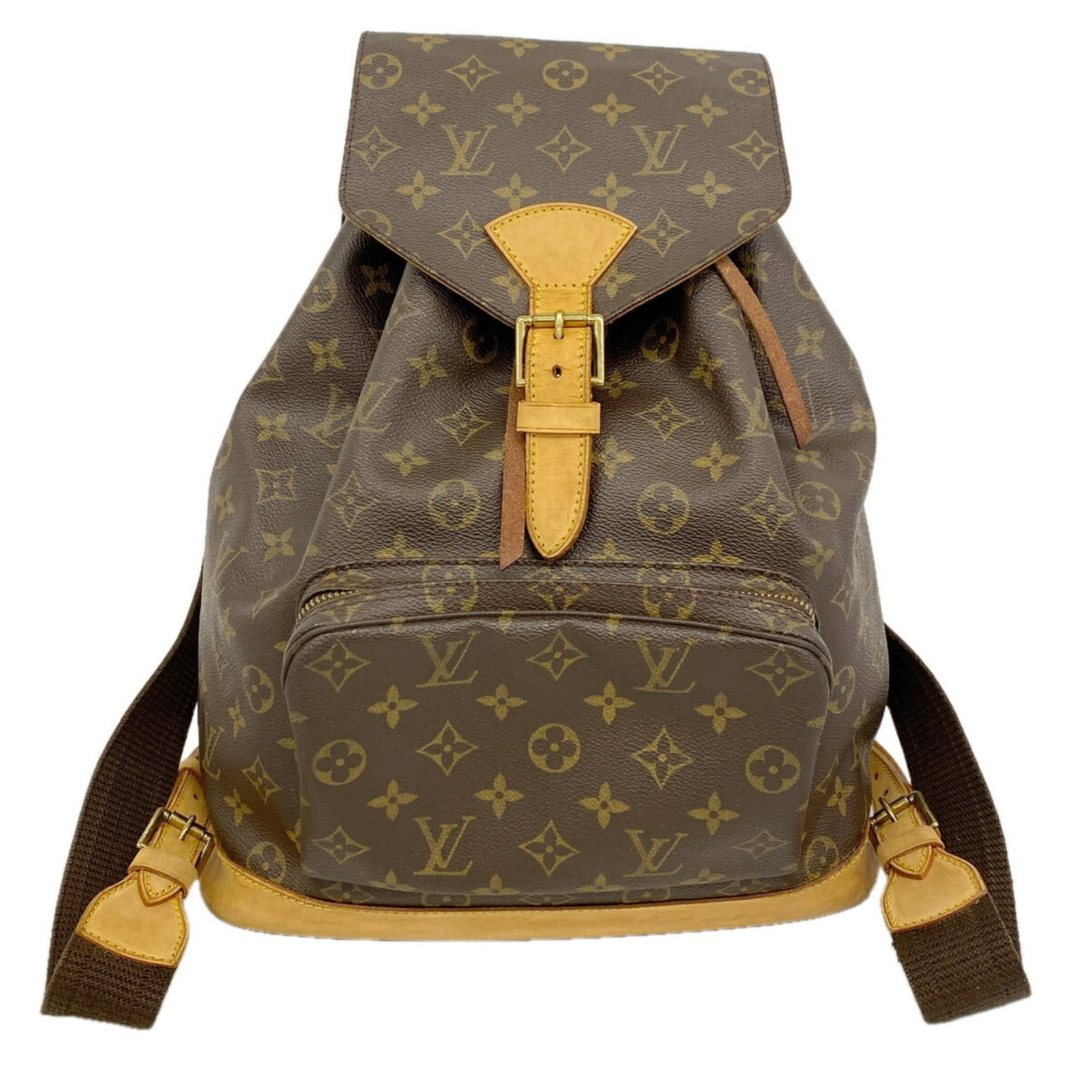 Louis Vuitton Backpack: Louis Vuitton Backpack Brown Louis Vuitton Backpack, 38cm x 30.5cm x 13cm, perfect for everyday use. This iconic design features the signature monogram pattern and durable construction, making it a