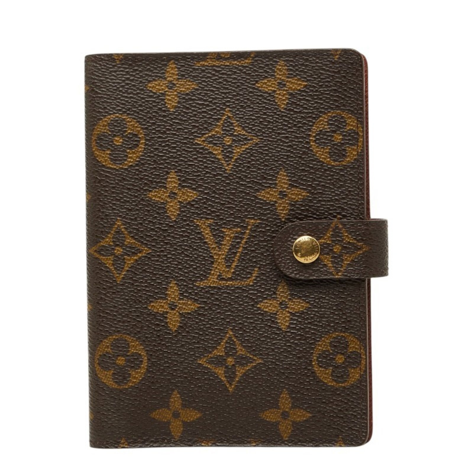 Louis Vuitton Monogram Agenda Pm Notebook Cover R20005 Brown Leather Women'S Louis Vuitton: Louis Vuitton Monogram Agenda Pm Notebook Cover R20005 Brown Leather Women'S Louis Vuitton Brown Leather Louis Vuitton Monogram Agenda Pm Notebook Cover with Classic Design. Made from high-quality