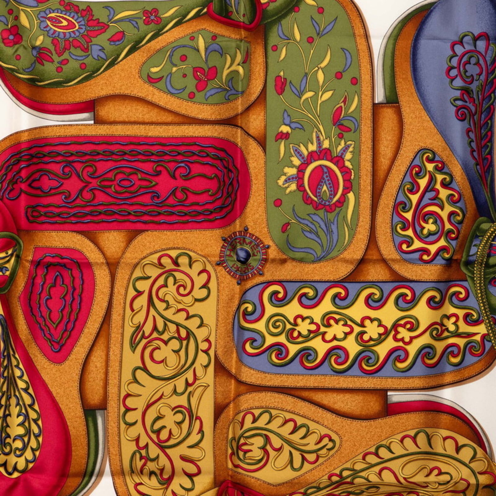 Silk Hermes Scarf - 2