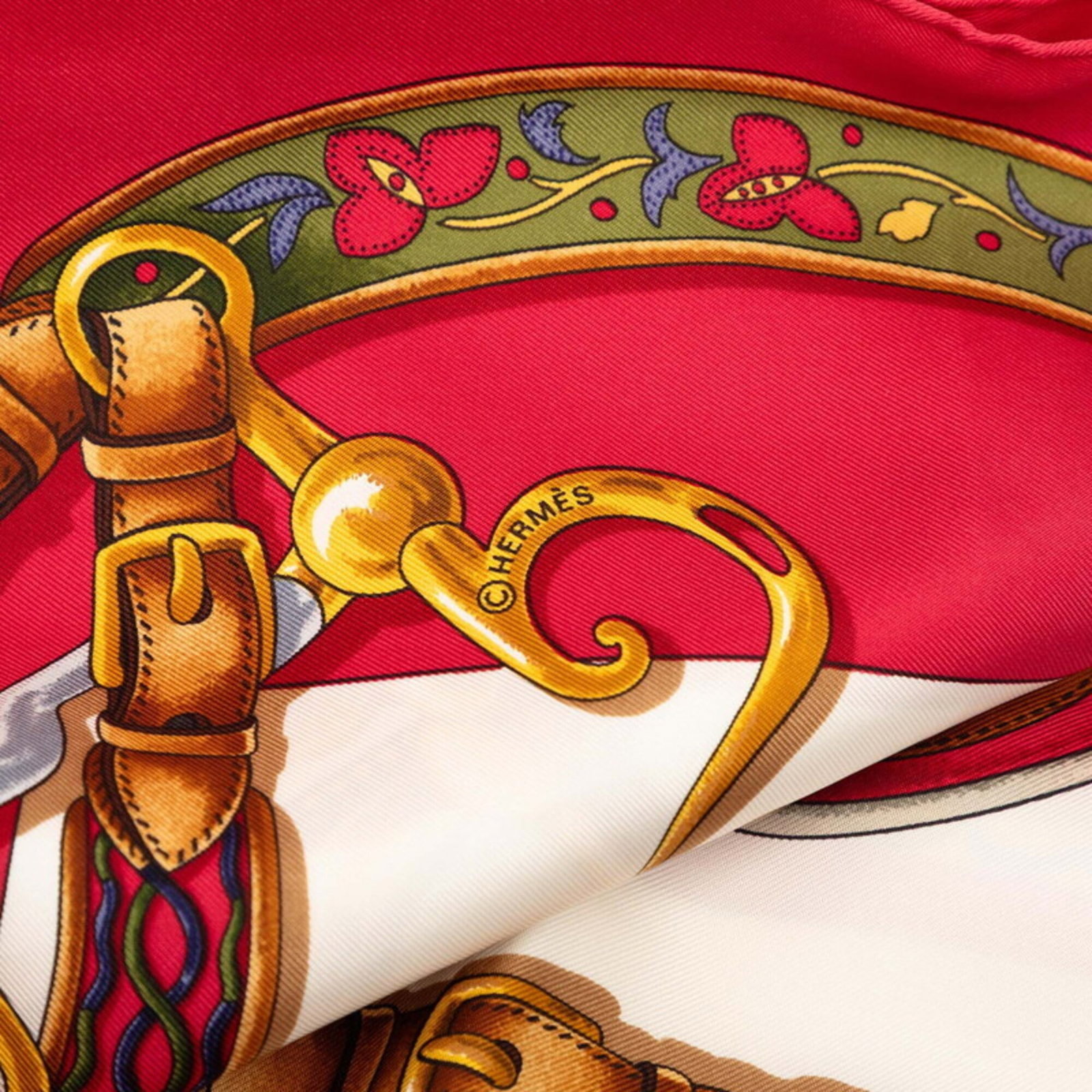 Silk Hermes Scarf - 3