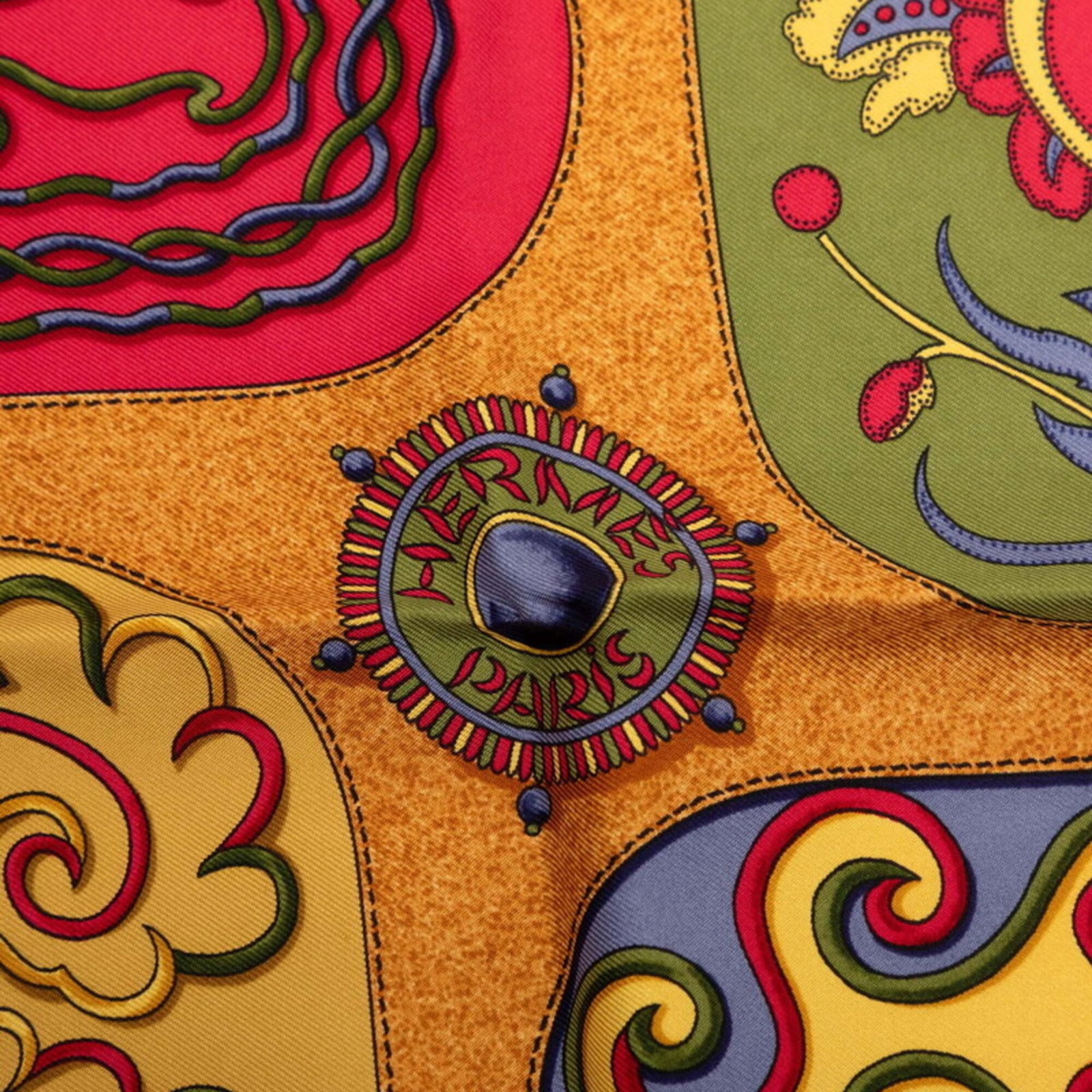 Silk Hermes Scarf - 5