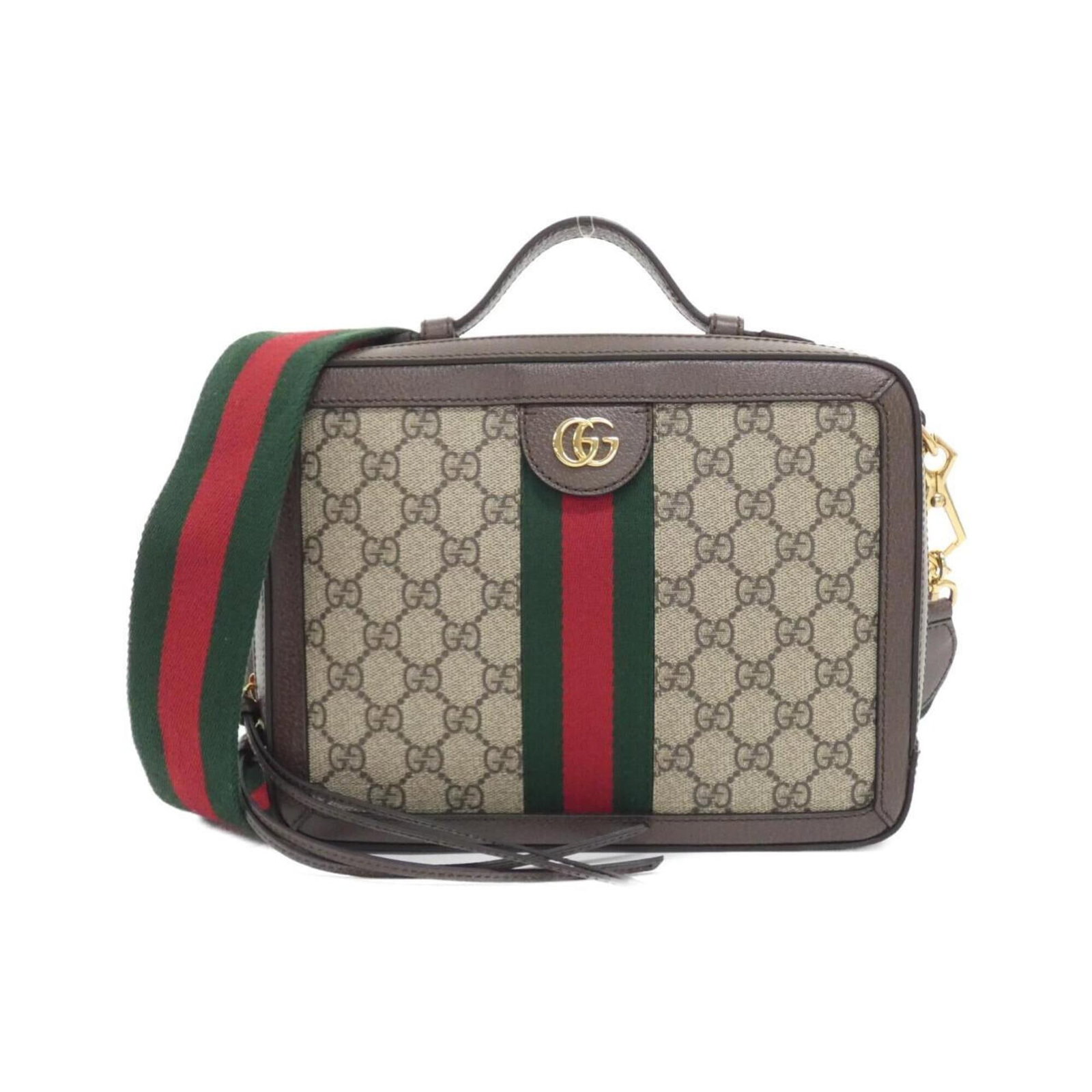 Gucci Handbag Supreme Gg: Gucci Handbag Supreme Gg Gucci's Supreme Gg handbag boasts a timeless design with a rich beige and brown color combination, perfectly complemented by gold hardware. Measuring 19cm x 25cm x 8cm, this s