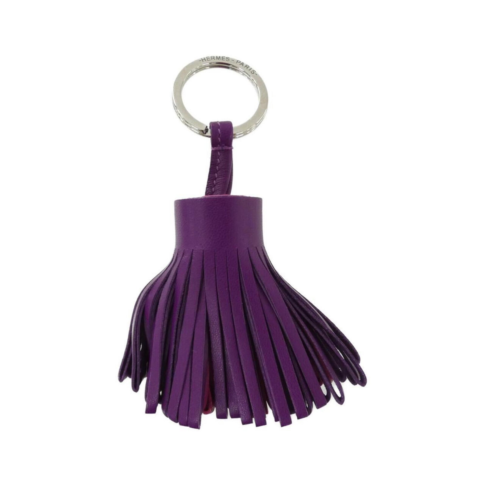 Keyring Hermes: Keyring Hermes Item Specifics: Brand: Hermes MPN: 060209CK Type: Keyring Gender: Women Color: Violet Product Disclaimer: Measurements approximate; colors may vary due to lighting. While we strive to o