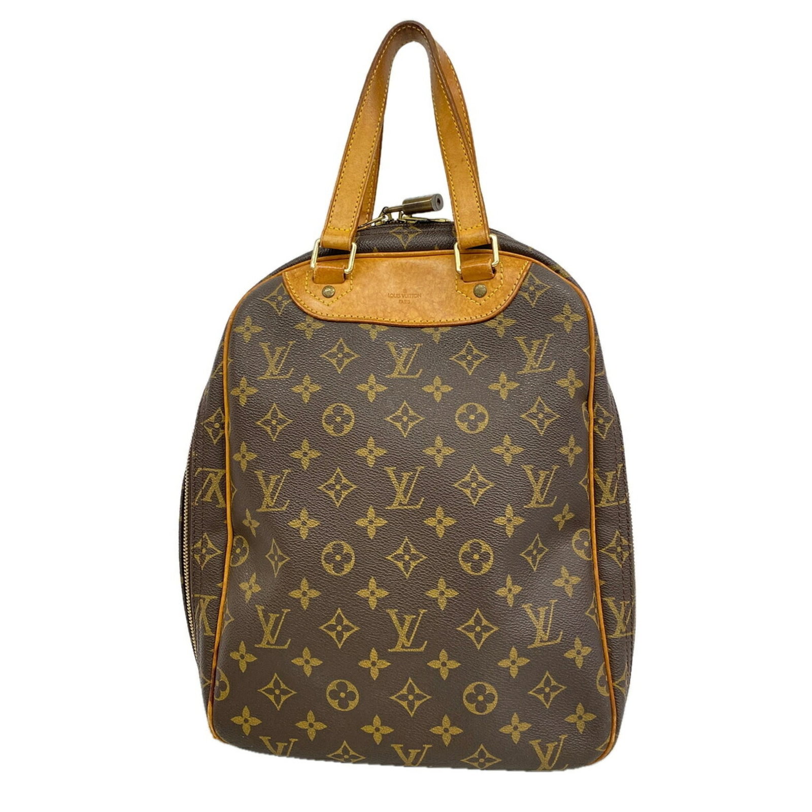 Handbag Louis Vuitton: Handbag Louis Vuitton Brown Louis Vuitton handbag with classic design, 33cm x 24cm x 12cm dimensions. This stylish bag features a timeless look and a rich brown color, perfect for everyday use. Made