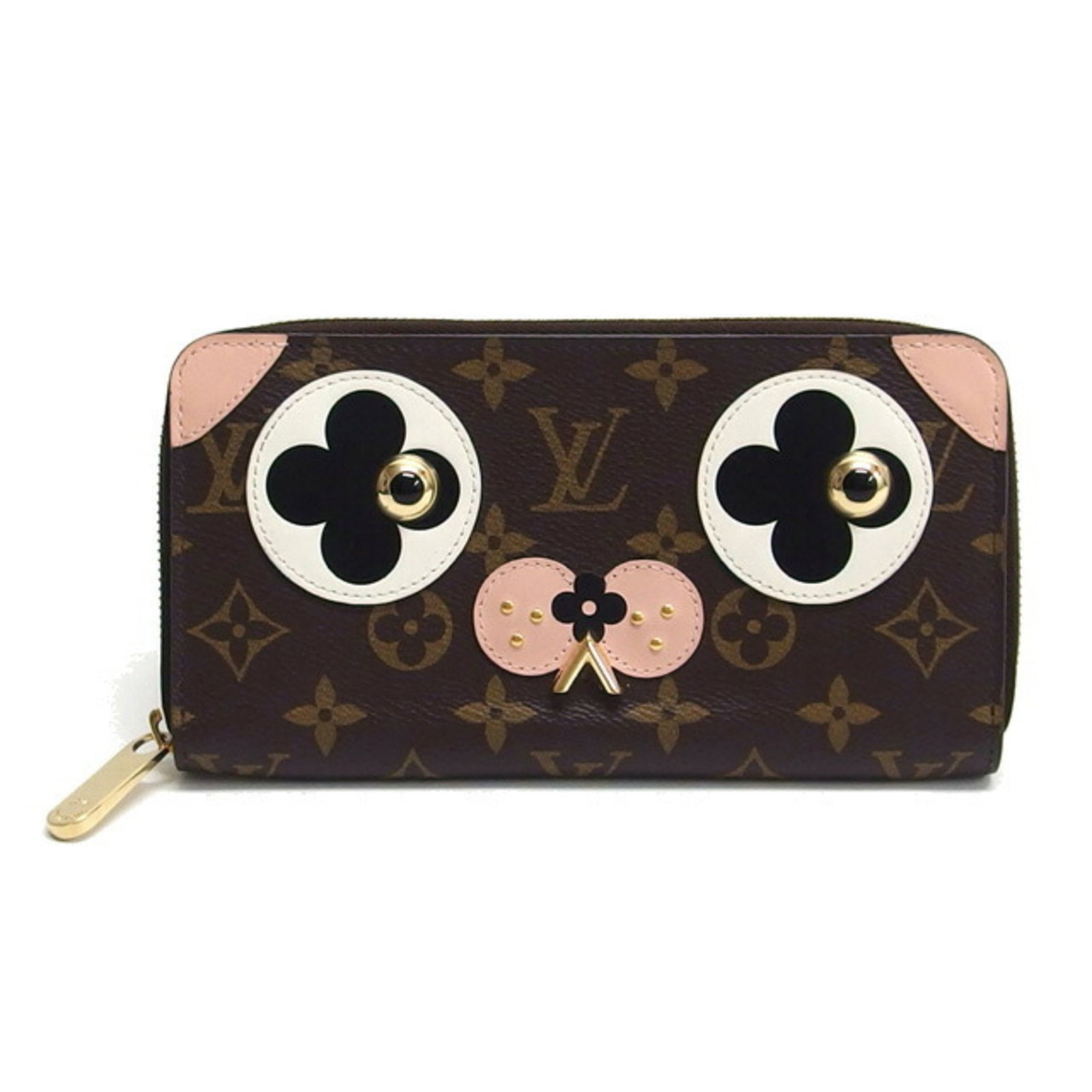 Louis Vuitton Long Wallet (Bi-Fold) Monogram Canvas Leather Metal: Louis Vuitton Long Wallet (Bi-Fold) Monogram Canvas Leather Metal The Louis Vuitton Long Wallet (Bi-Fold) is a stylish accessory featuring monogram canvas leather and metal accents in black, rose