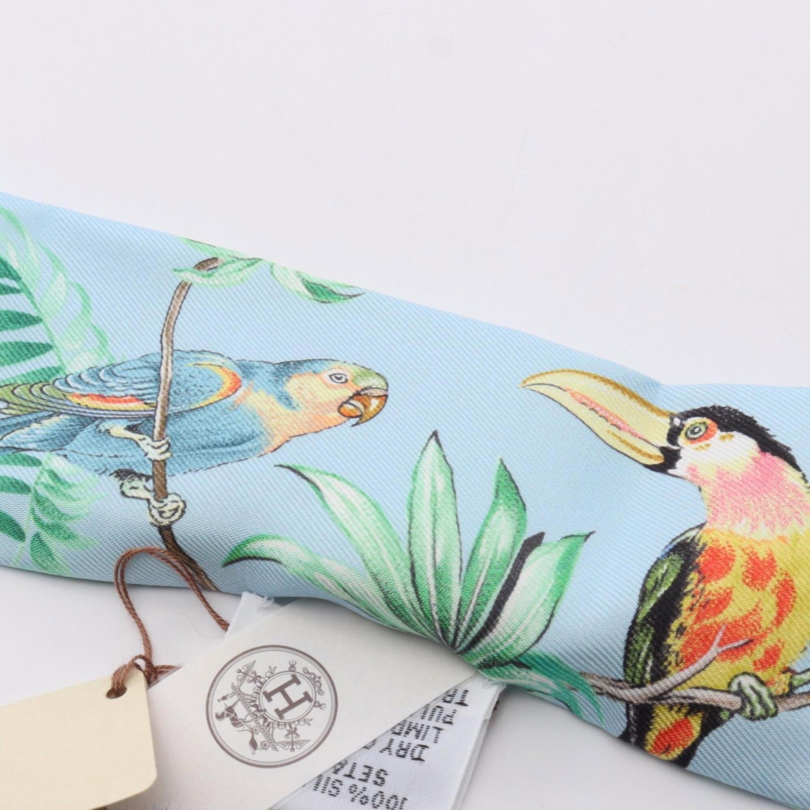 Silk Hermes Scarf - 7