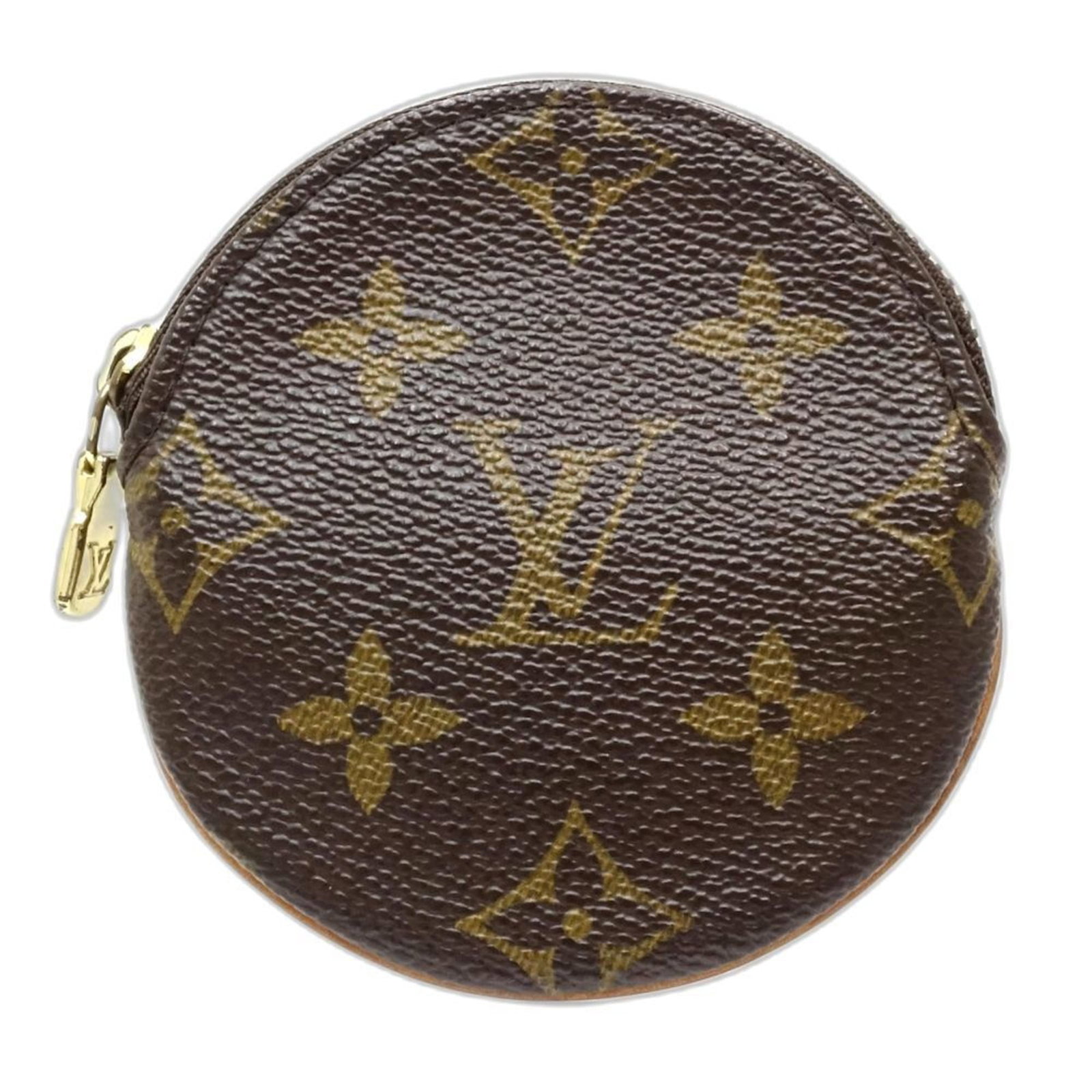 Coin purse Monogram Louis Vuitton: Coin purse Monogram Louis Vuitton Monogrammed with iconic Louis Vuitton design, this brown coin purse boasts a classic, timeless style. Made from high-quality materials, its 9cm x 9.5cm size provides 