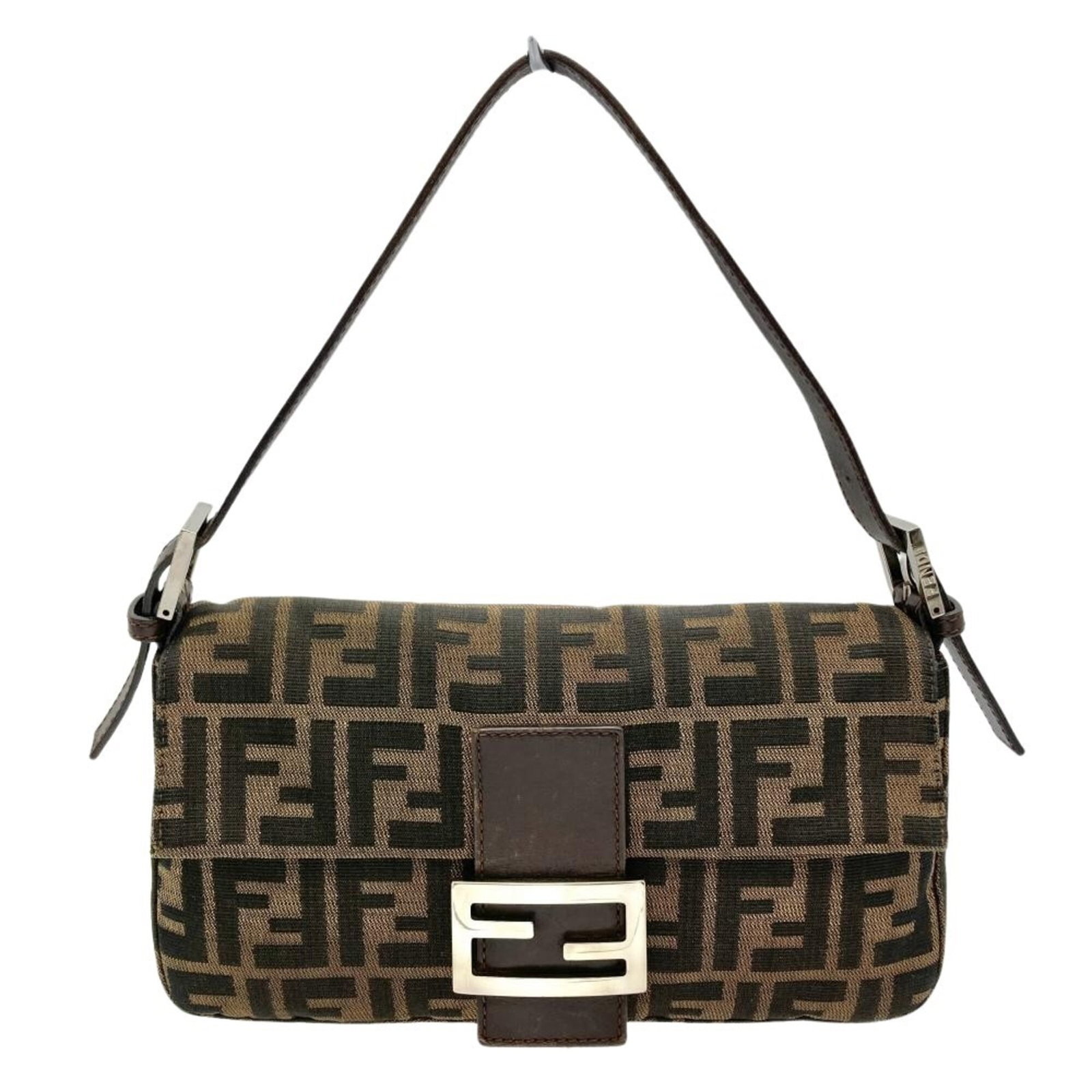 Jacquard Leather Shoulder Bag Fendi (1 of 12)