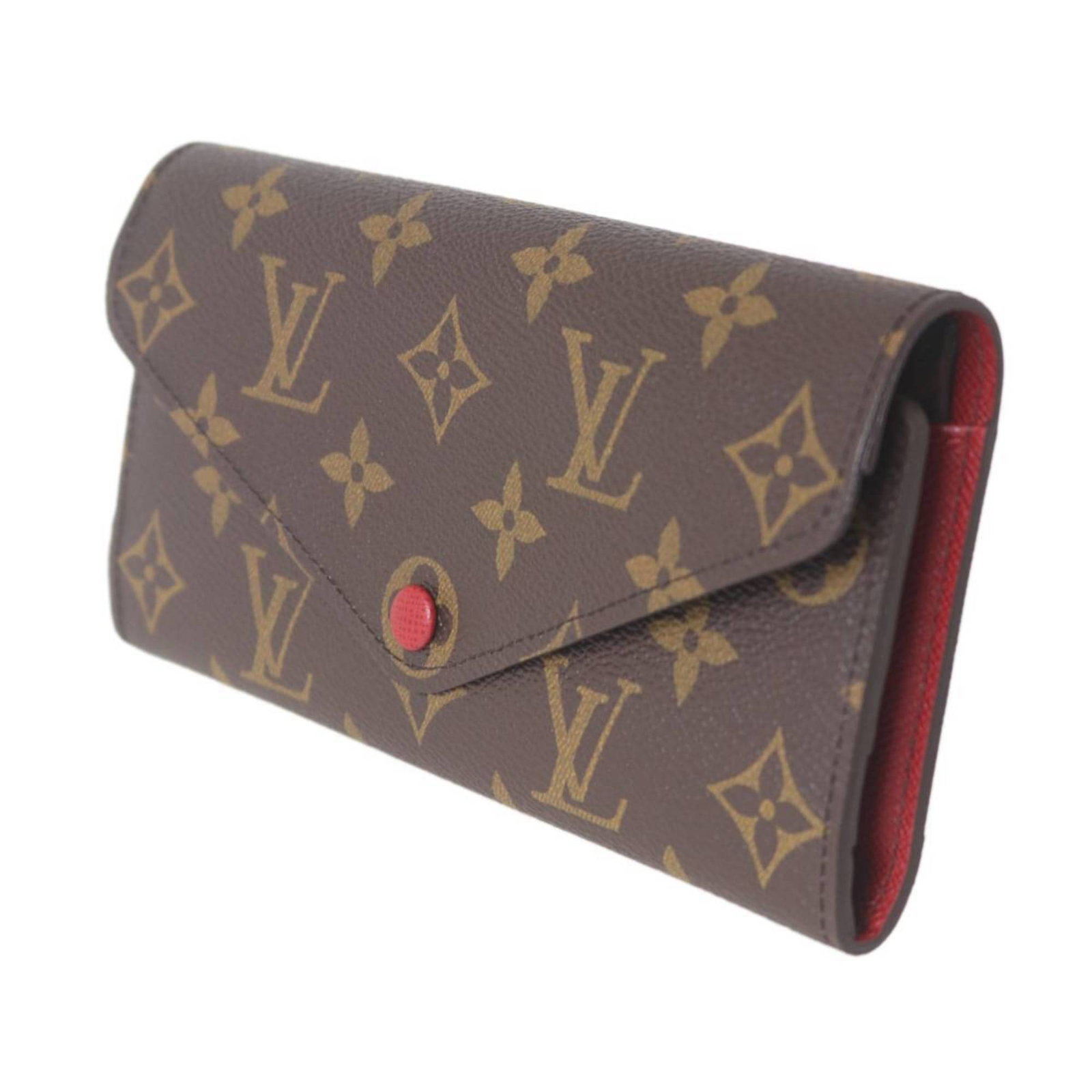 Long Wallet Louis Vuitton Bi Fold: Long Wallet Louis Vuitton Bi Fold 9.3cm x 18.5cm x 2cm / 3.66'' x 7.28'' x 0.78'' Long Wallet Louis Vuitton Bi Fold in Fuchsia Color. This Long Wallet features the iconic Monogram pattern, a classic