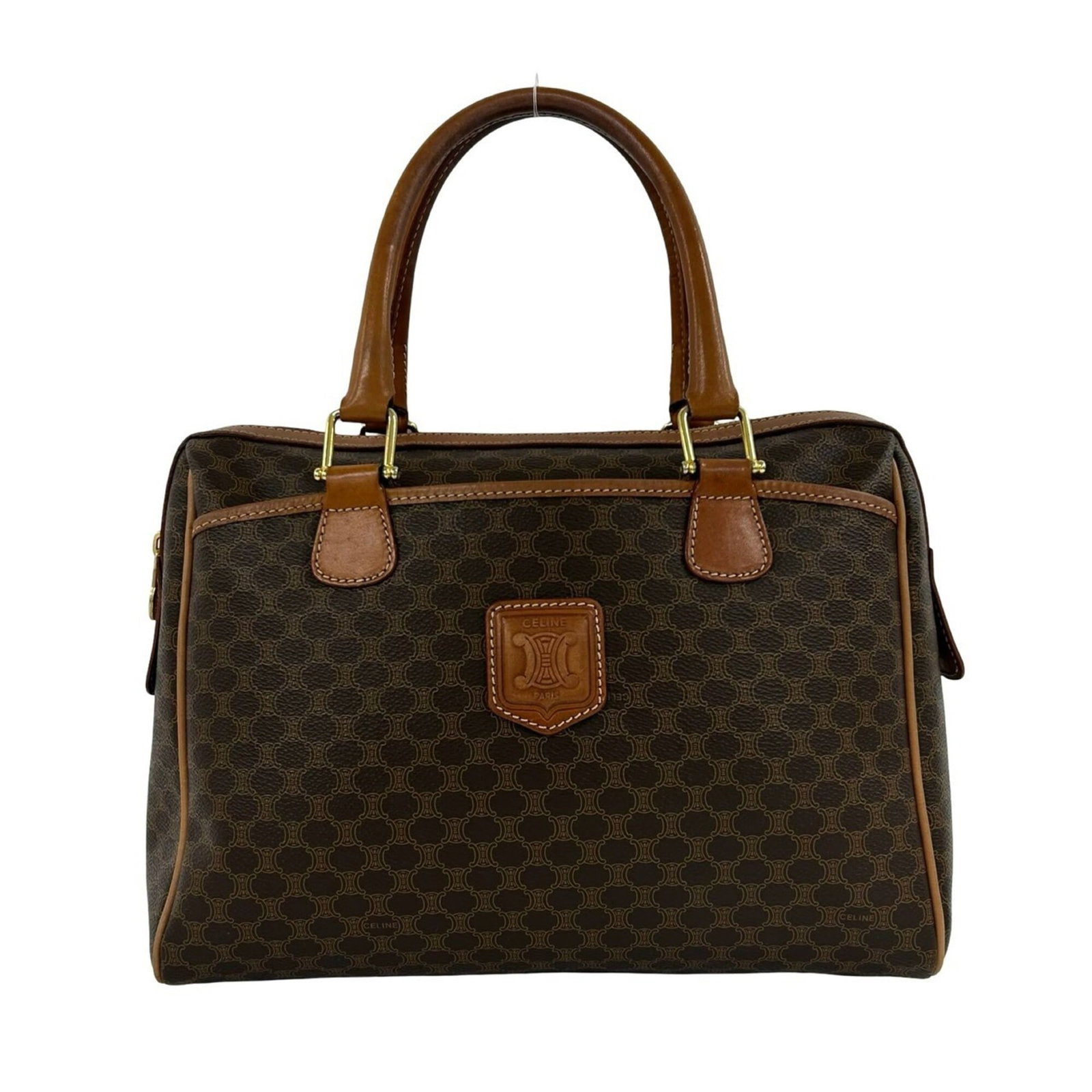 Boston Leather Handbag Celine Pvc: Boston Leather Handbag Celine Pvc Boston Leather Handbag Celine Pvc - A stylish and structured handbag with a classic design, featuring high-quality leather and PVC materials, and a signature on the