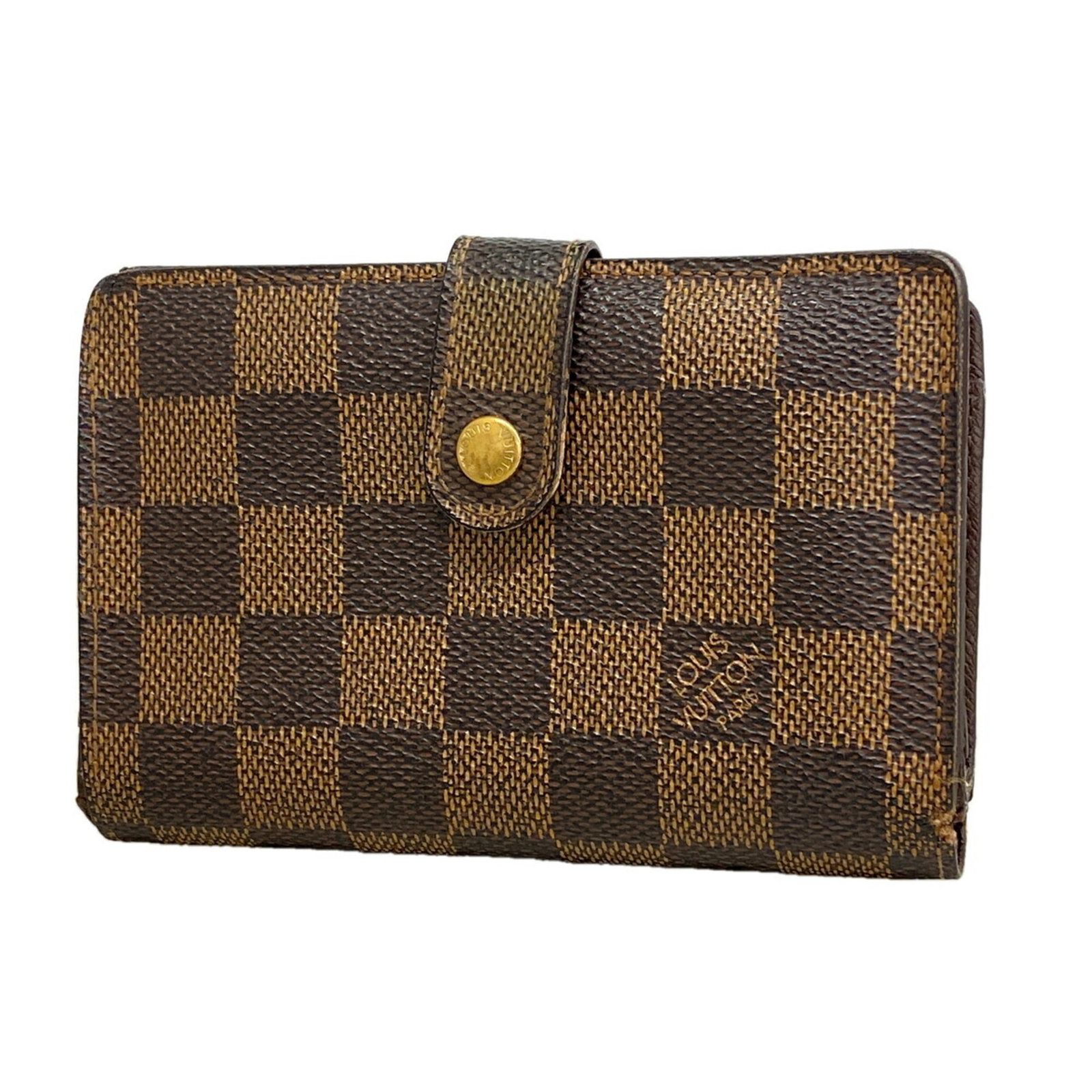 Louis Vuitton Wallet (Bi-Fold): Louis Vuitton Wallet (Bi-Fold) This Louis Vuitton bi-fold wallet features a sleek Ebene design, measuring 9cm x 13cm x 2.5cm, making it a stylish and compact accessory. The wallet's signature