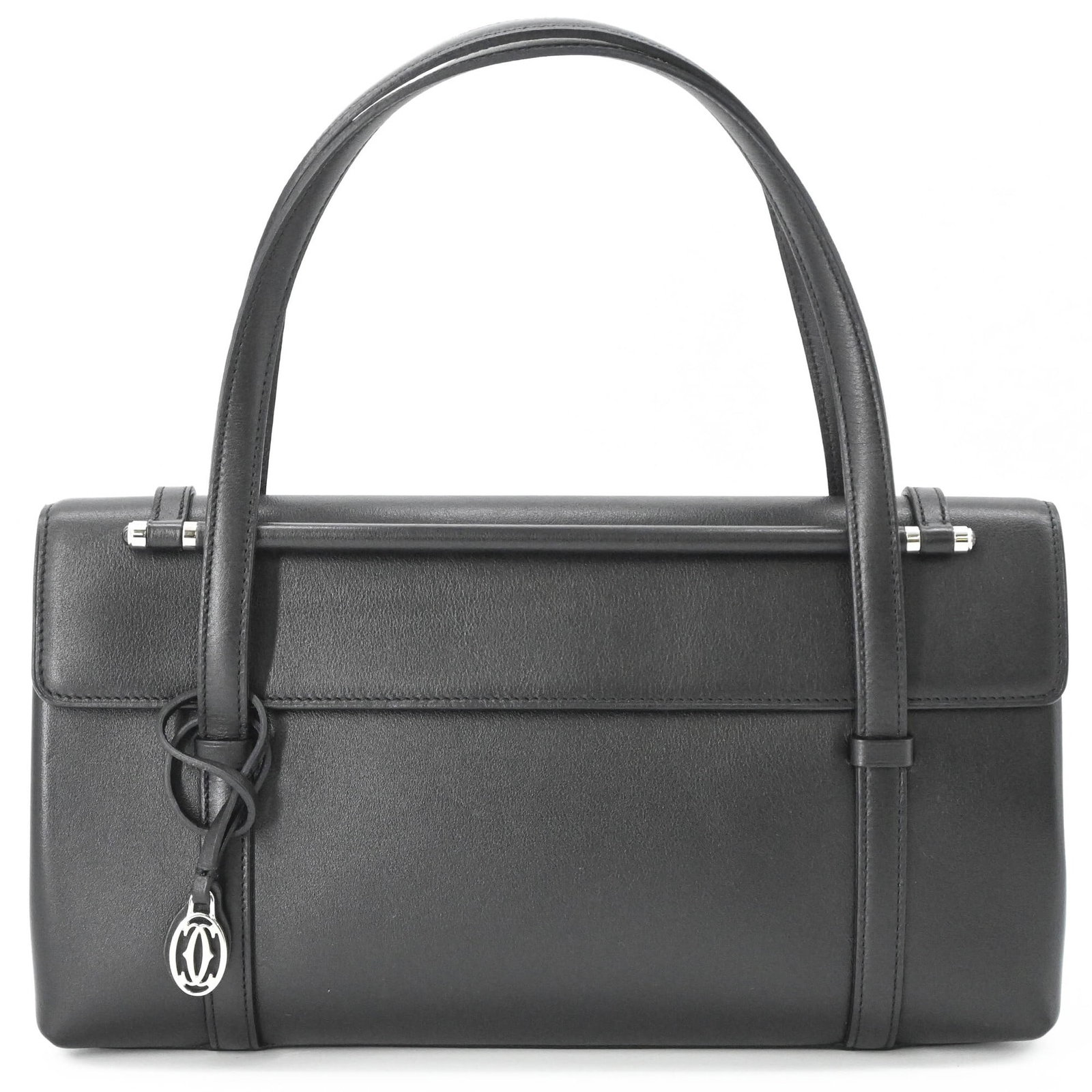 Handbag Leather Cartier - 2