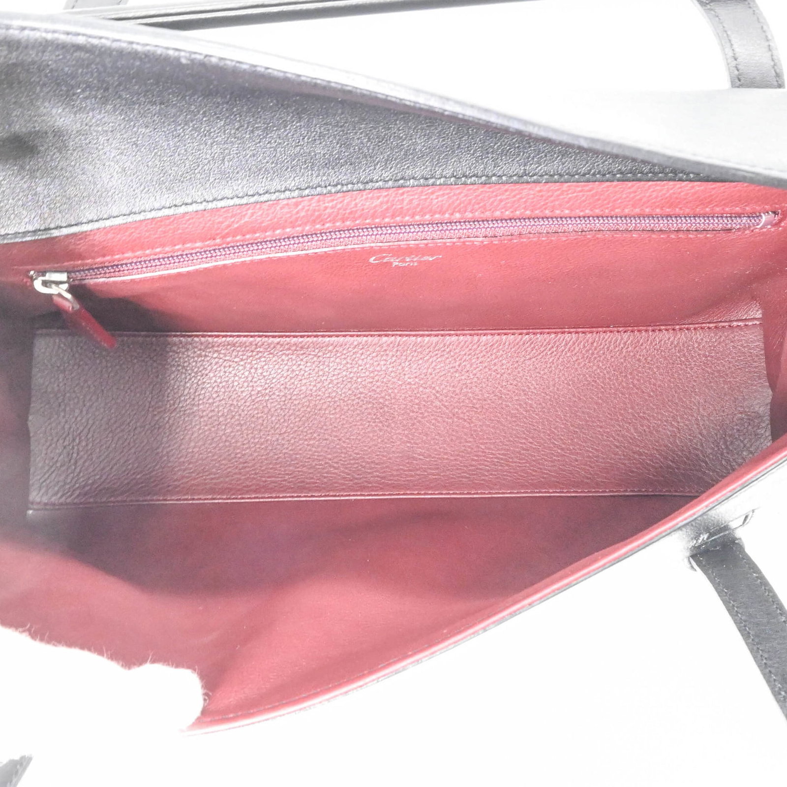 Handbag Leather Cartier - 7