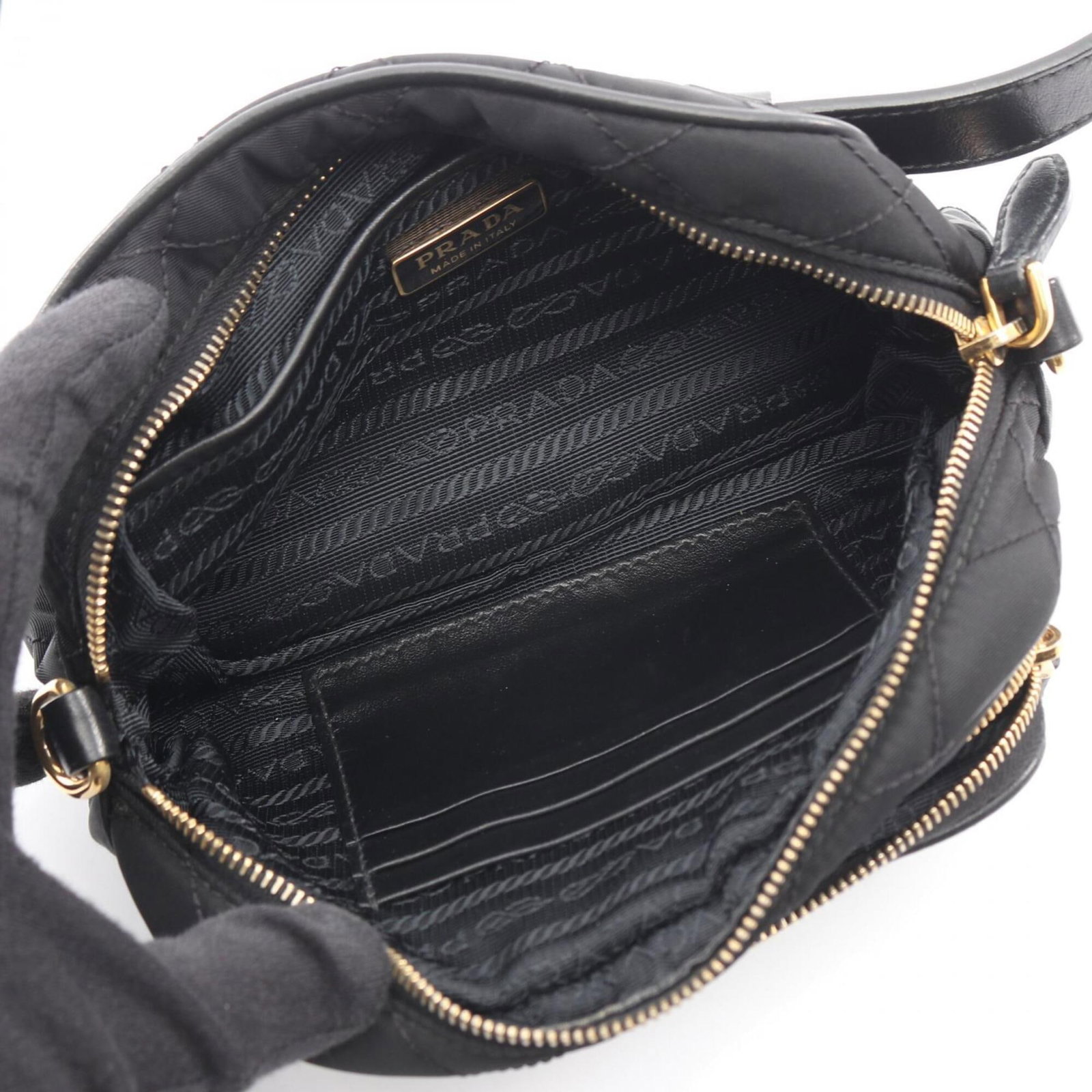 Fanny Pack Nylon Leather Prada - 3
