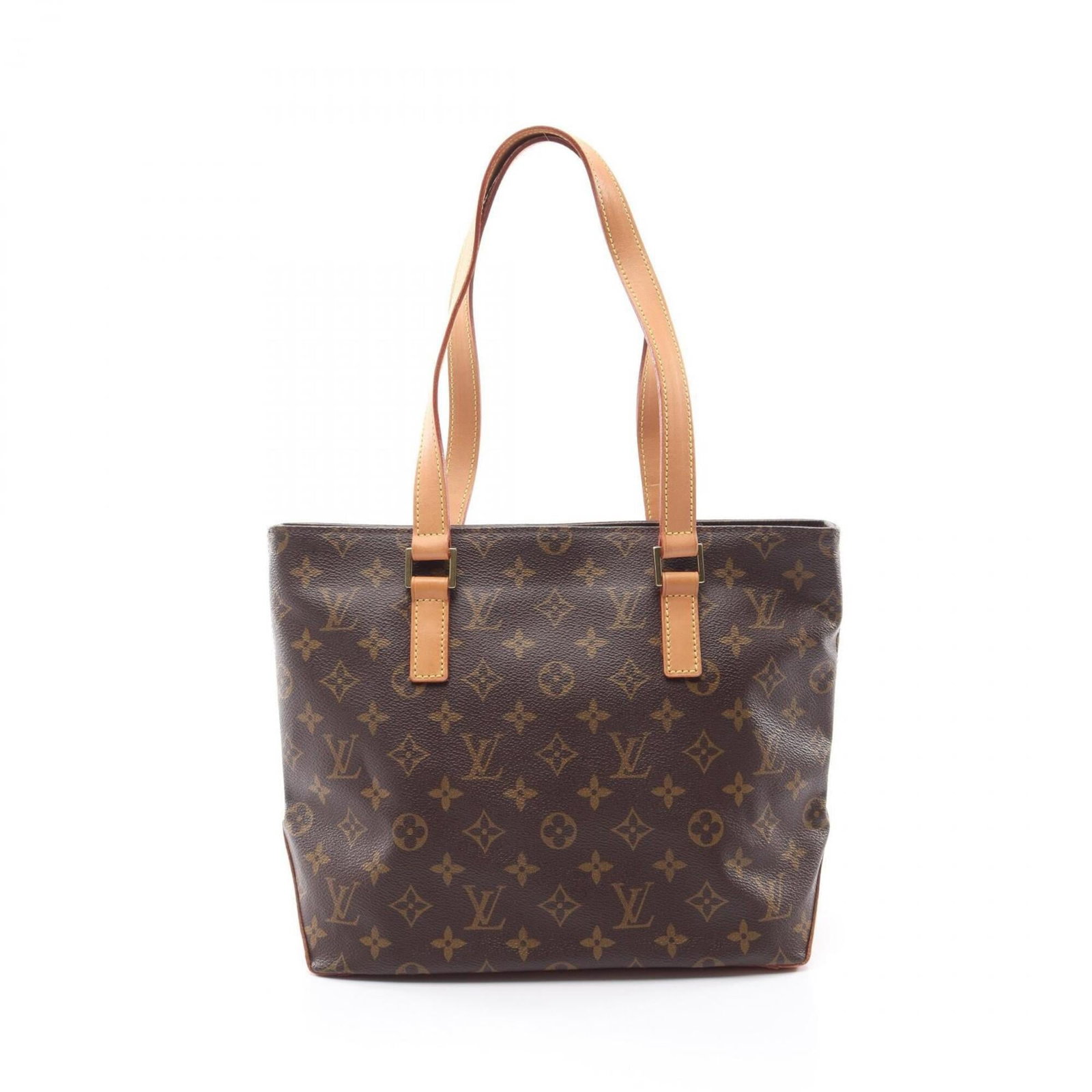 Shoulder Bag Coated Leather Louis Vuitton Handbag: Shoulder Bag Coated Leather Louis Vuitton Handbag Coated canvas and leather combine in this classic Louis Vuitton shoulder bag, featuring the iconic monogram pattern in a rich brown color. The bag's