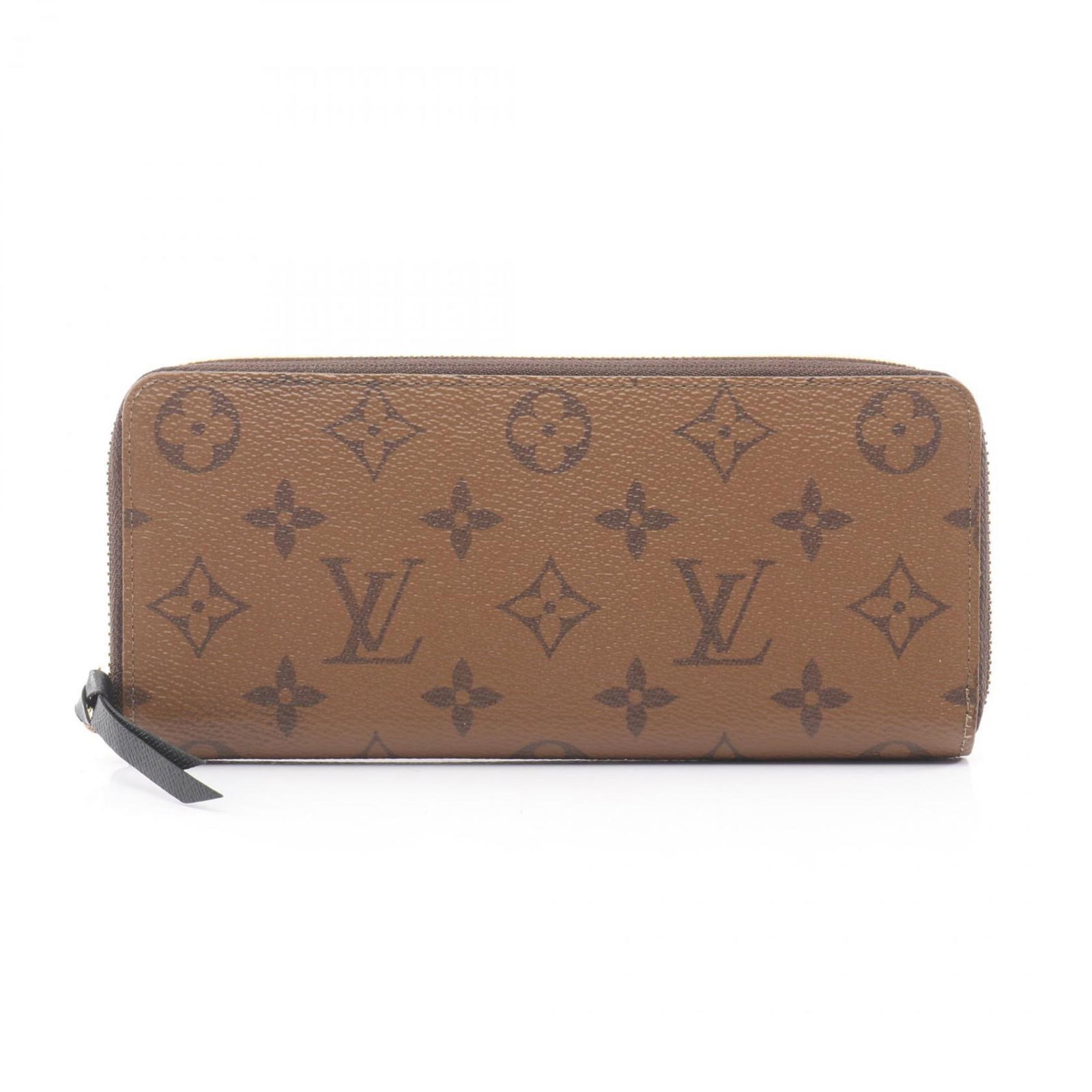 Canvas Long Wallet Coated Louis Vuitton Bi Fold: Canvas Long Wallet Coated Louis Vuitton Bi Fold Coated canvas construction adds a touch of sophistication to this Louis Vuitton bi-fold wallet, featuring the iconic monogram pattern in reverse.