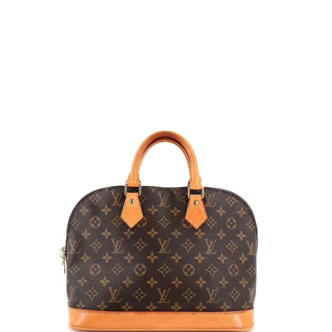 Monogram Canvas Alma Handbag Louis Vuitton PM: Monogram Canvas Alma Handbag Louis Vuitton PM Brown Louis Vuitton Alma Handbag PM with Monogram Canvas Exterior and Gold Hardware. This classic PM style features a canvas exterior with a signature