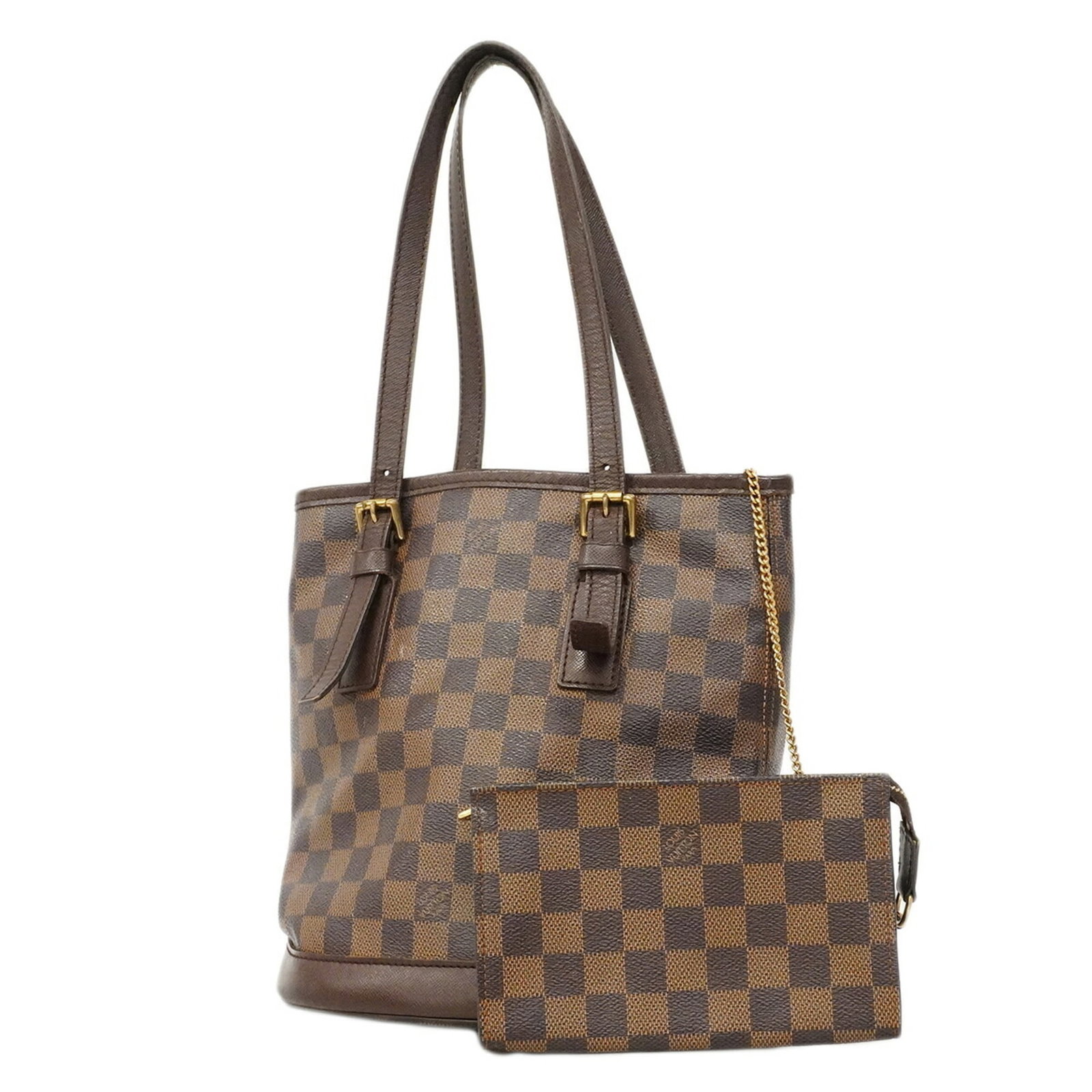 Tote Bag Louis Vuitton: Tote Bag Louis Vuitton Tote bag from Louis Vuitton, featuring Ebene color and dimensions of 25cm x 23cm x 16cm. This tote bag is made in the classic style of Louis Vuitton, with a timeless design