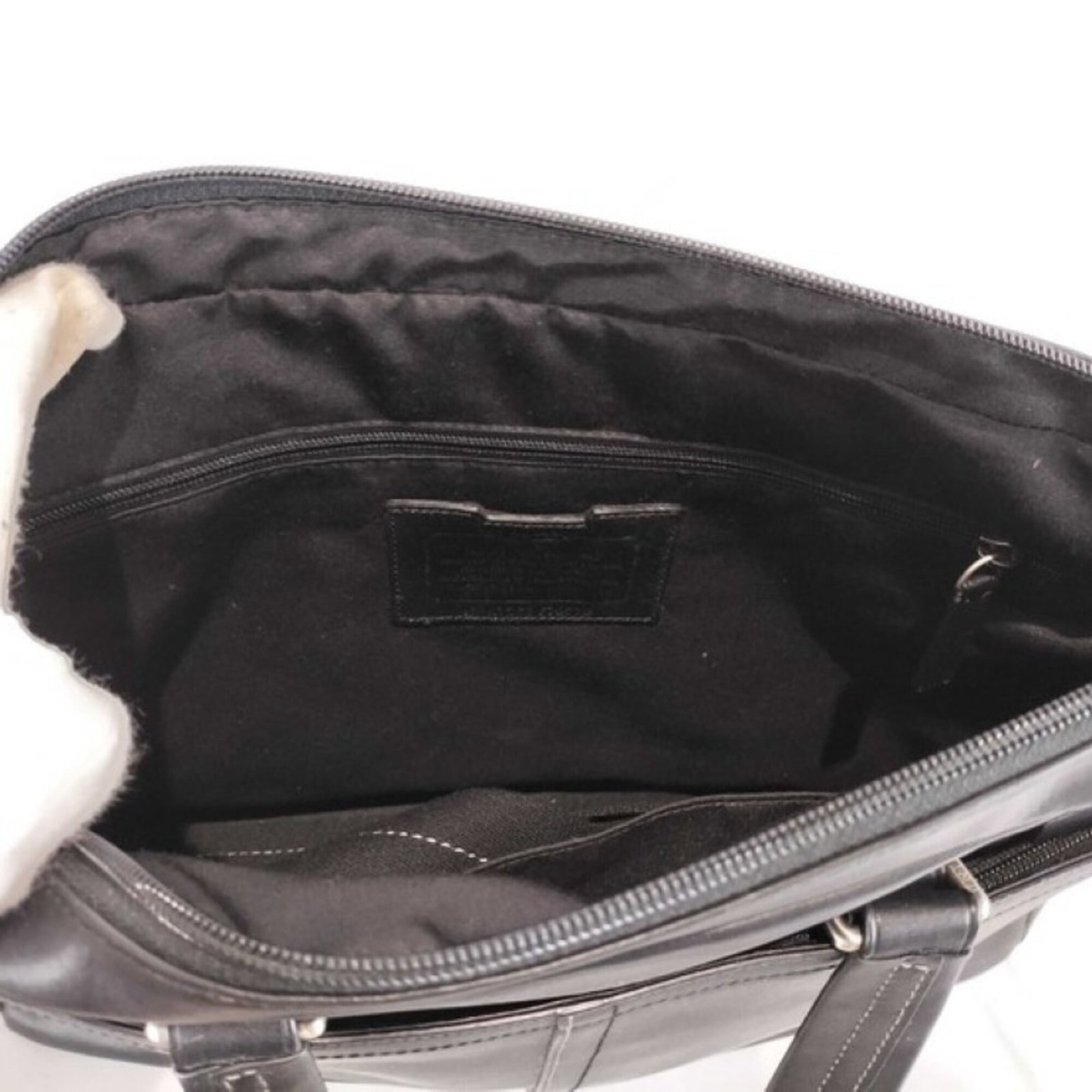Handbag Leather Coach - 10