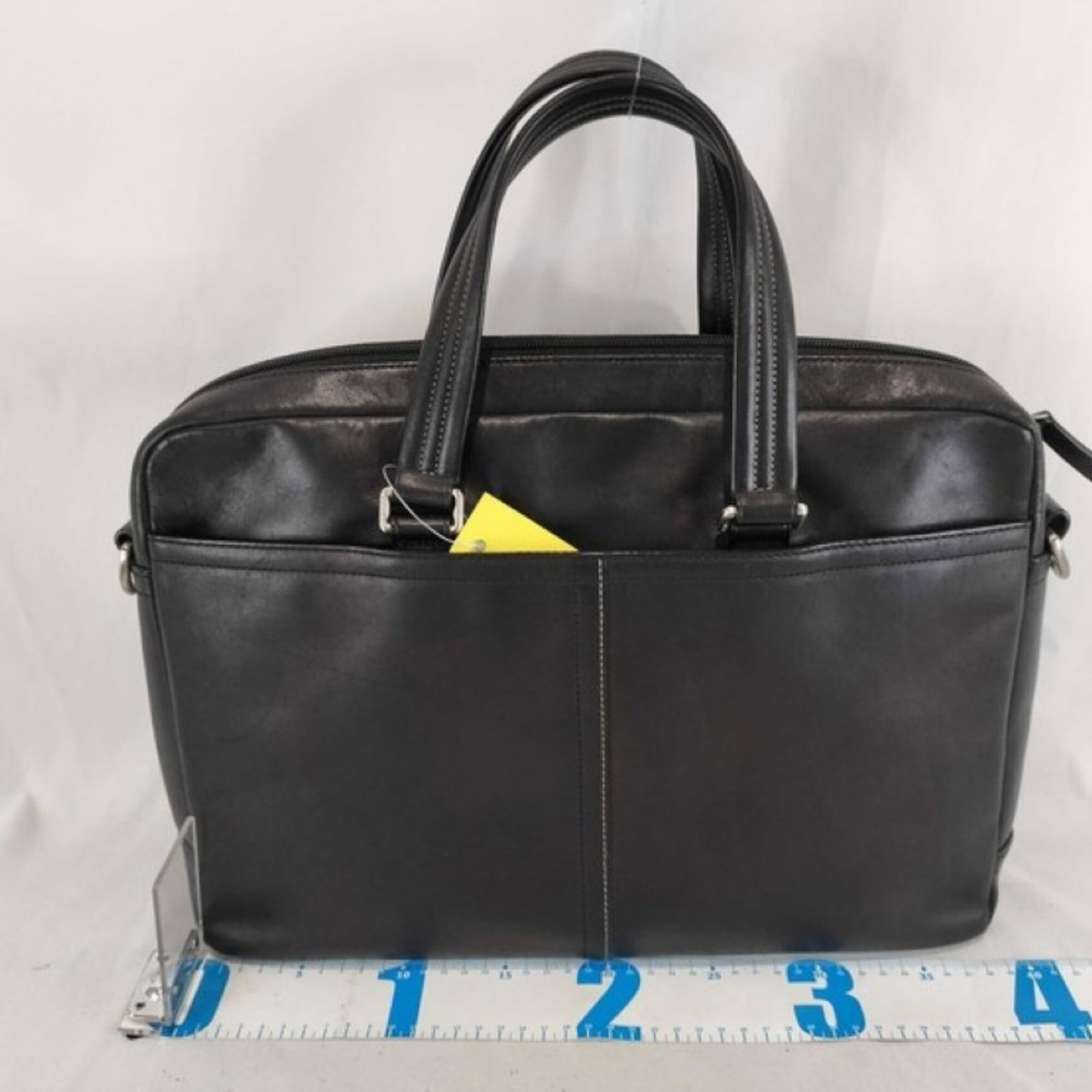 Handbag Leather Coach - 2