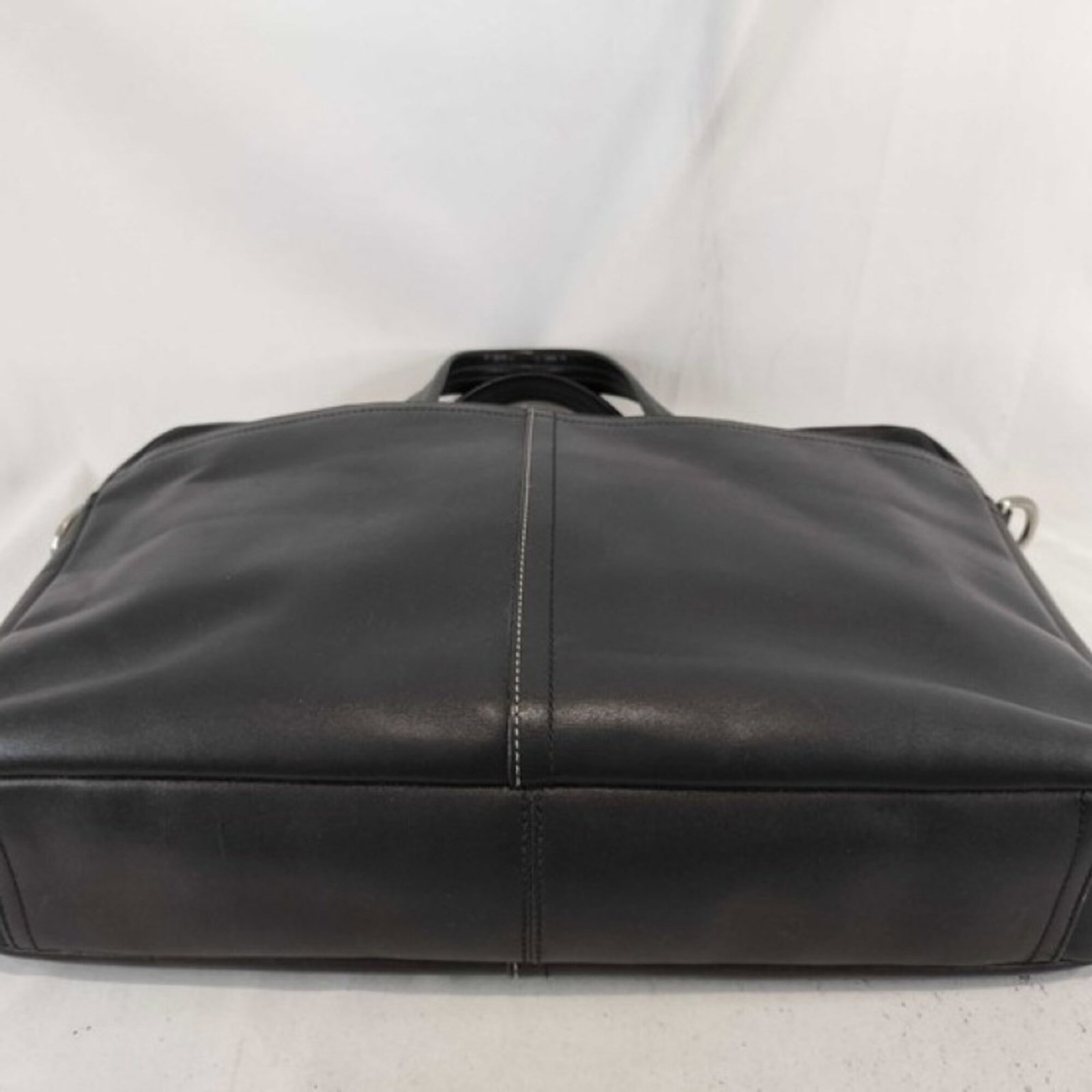 Handbag Leather Coach - 3