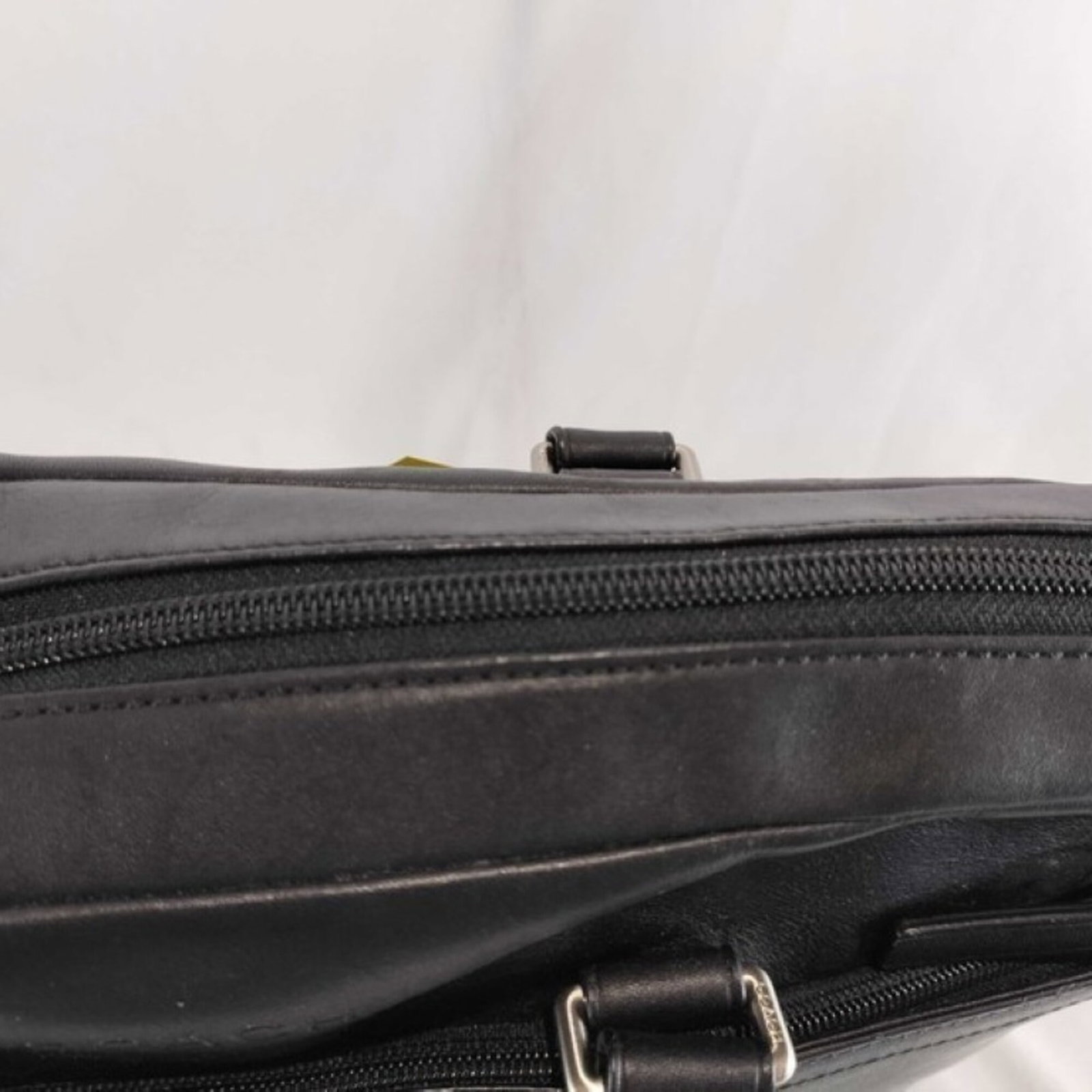 Handbag Leather Coach - 7