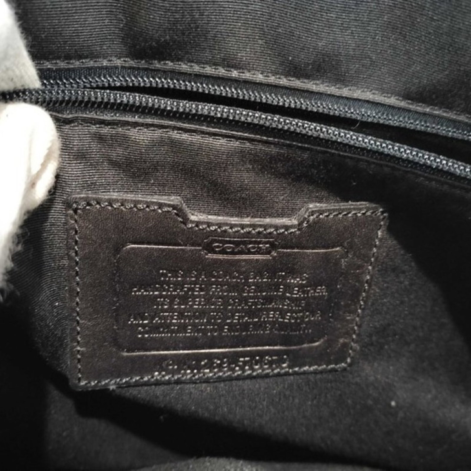 Handbag Leather Coach - 9