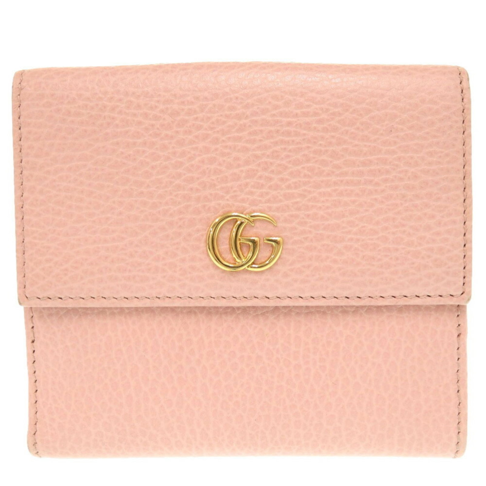 Gucci Wallet (Bi-Fold) Leather: Gucci Wallet (Bi-Fold) Leather Gucci Wallet (Bi-Fold) Leather is a stylish bi-fold wallet made from high-quality leather, available in a vibrant pink color. This compact wallet measures 11cm x 12cm x 