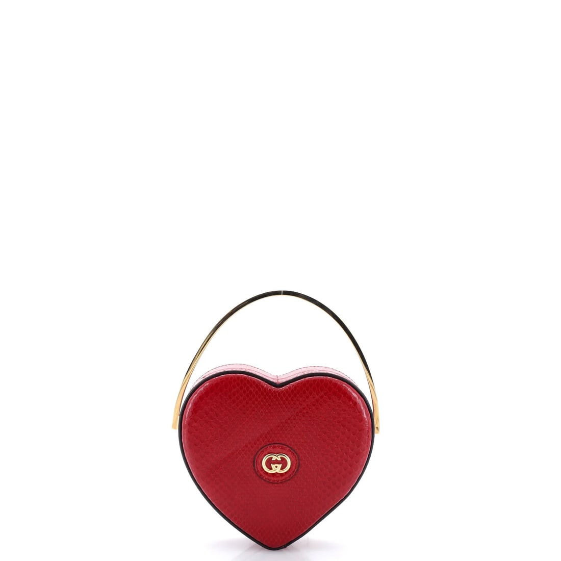 Gucci Bag Top Broadway Mini Python: Gucci Bag Top Broadway Mini Python Red Gucci Python Mini Top Handle Bag with Gold Hardware, featuring a vibrant exterior color and pink interior, measures 5" in height, 6" in width, and 2" in depth,