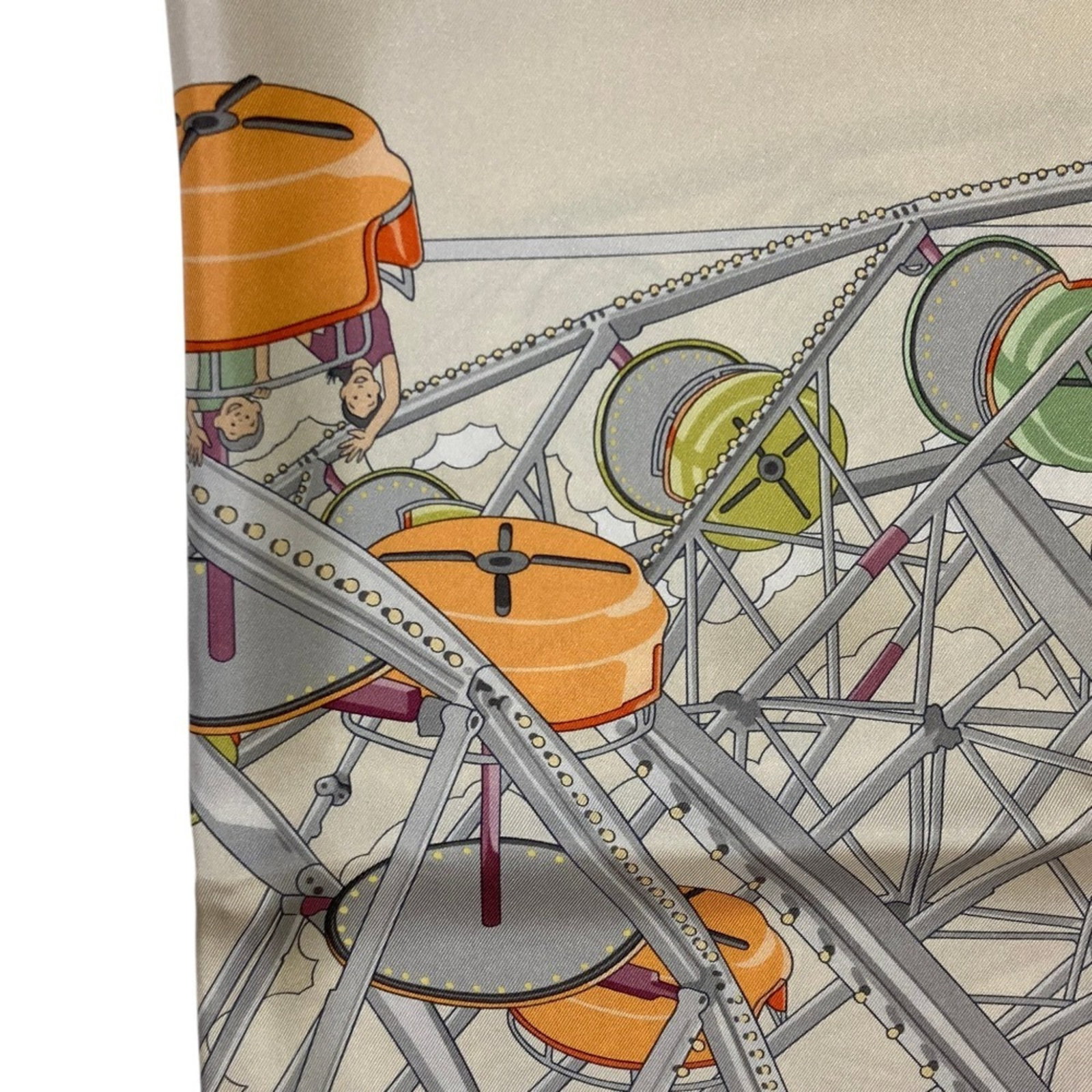 Silk Hermes Scarf - 3