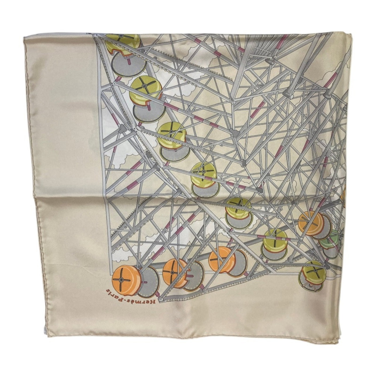 Silk Hermes Scarf - 5