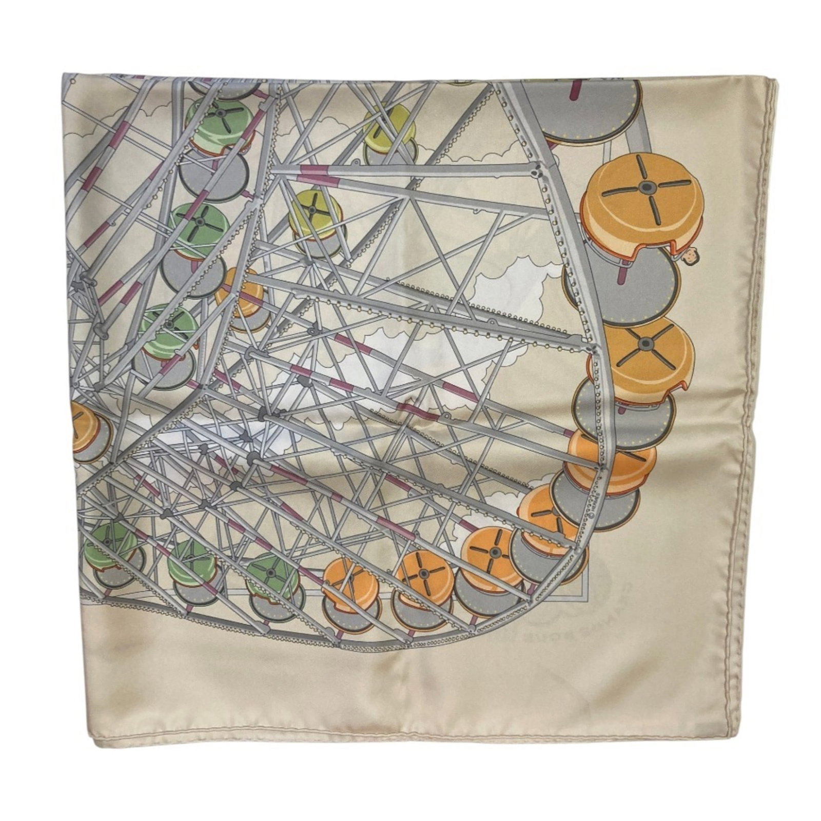 Silk Hermes Scarf - 7