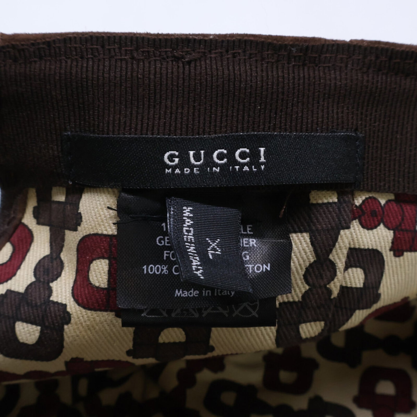 Cap Leather Gucci - 8