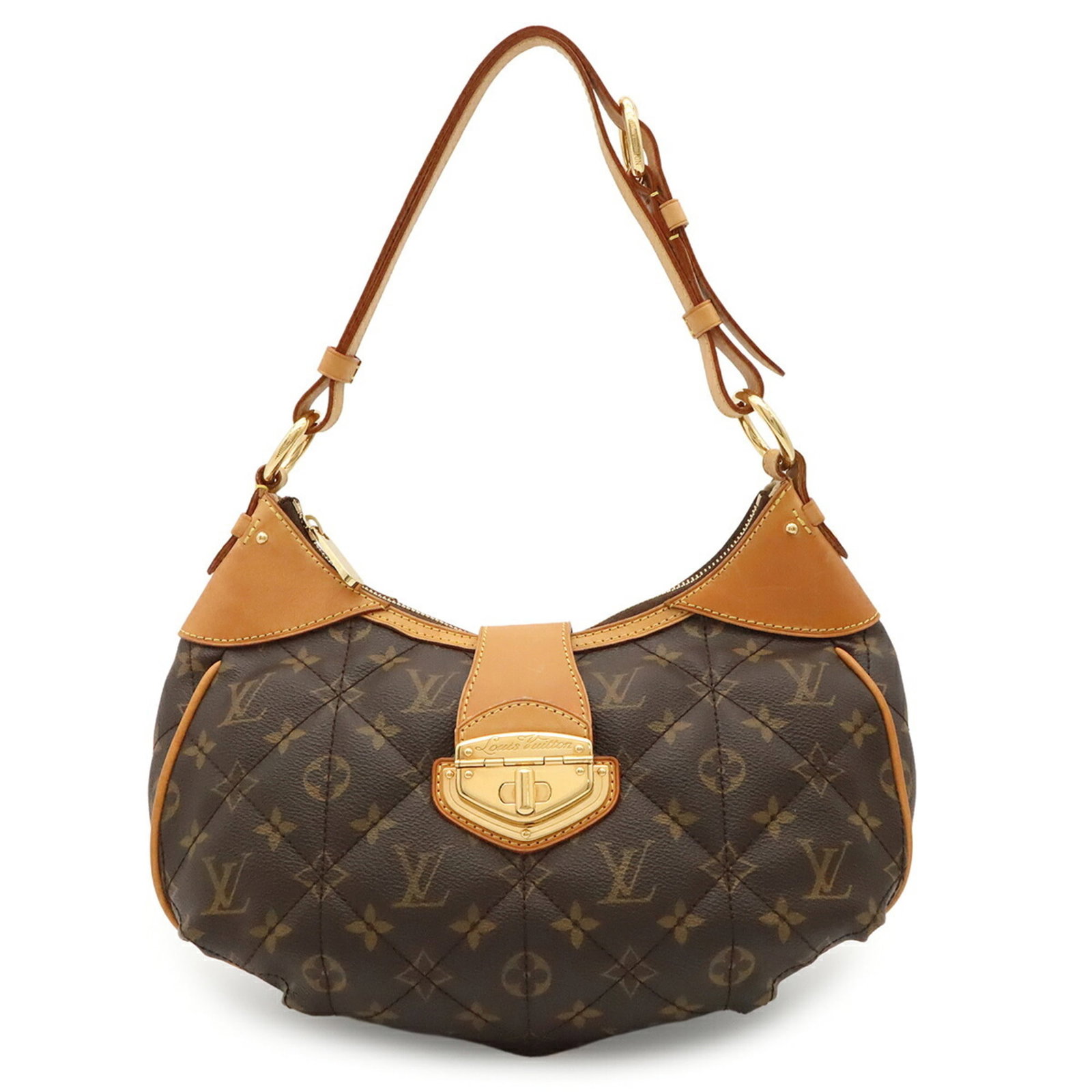 Shoulder Bag by Louis Vuitton: Shoulder Bag by Louis Vuitton Brown Louis Vuitton shoulder bag with dimensions 18cm x 32cm x 15cm, featuring a classic design and timeless style. The bag's signature monogram pattern adds a touch of