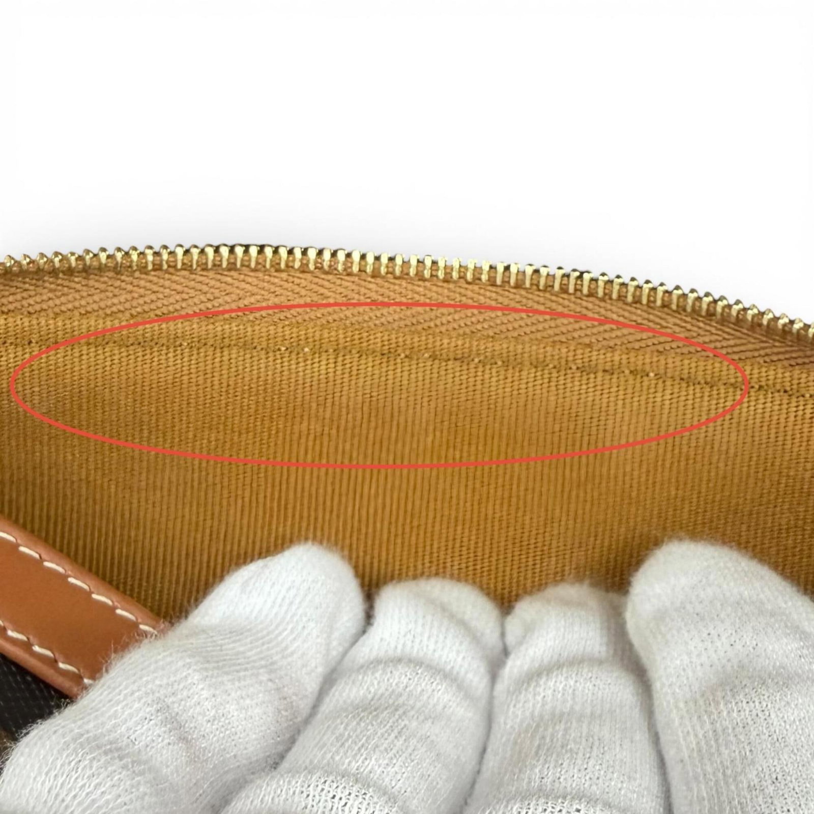 Canvas Leather Celine Pouch - 11
