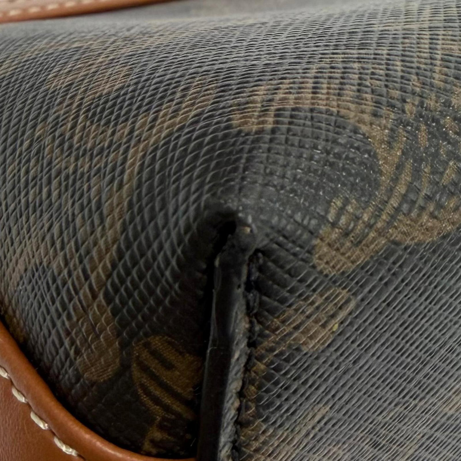 Canvas Leather Celine Pouch - 6