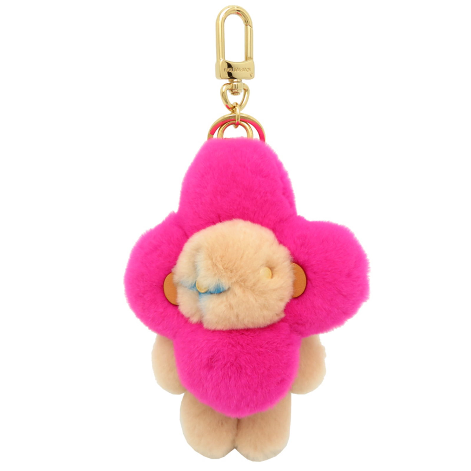 Fur Keyring Leather Louis Vuitton: Fur Keyring Leather Louis Vuitton The Louis Vuitton Fur Keyring is a luxurious accessory featuring genuine mink fur and high-quality leather, crafted in Italy. Measuring 21cm x 12.5cm x 6cm, this