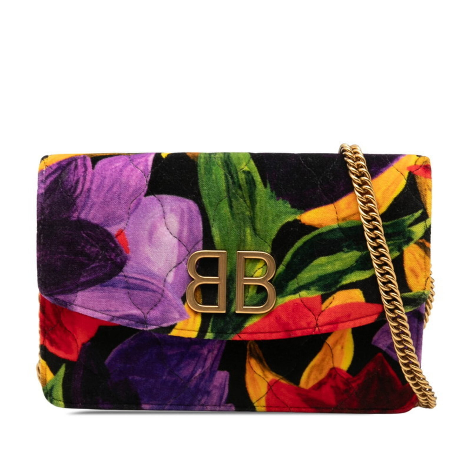 Bag Shoulder Leather Balenciaga: Bag Shoulder Leather Balenciaga Black and multi-color velour leather shoulder bag from Balenciaga, measuring 13cm x 20cm x 4cm. This stylish bag features a unique combination of materials and colors,