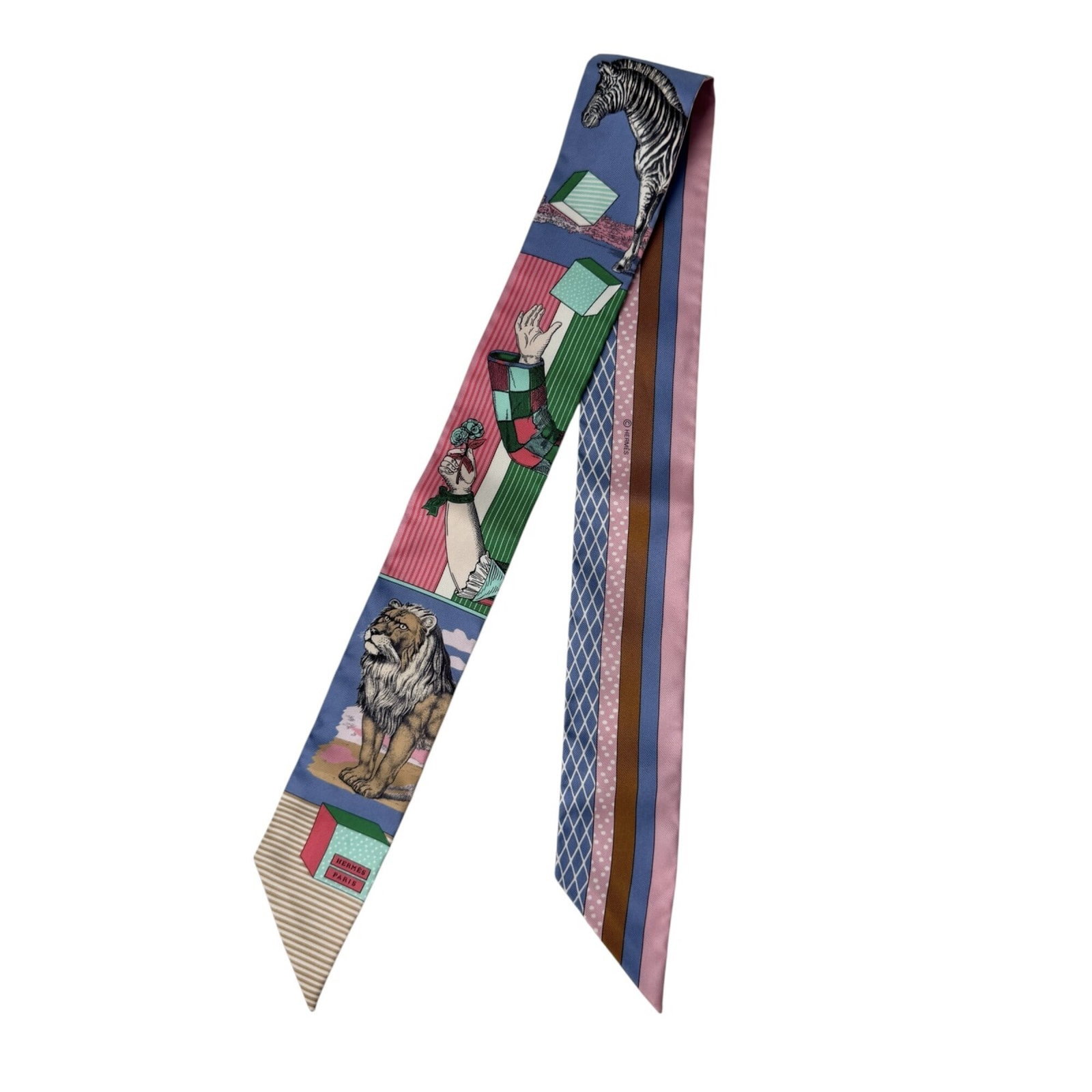 Silk Hermes Scarf - 2