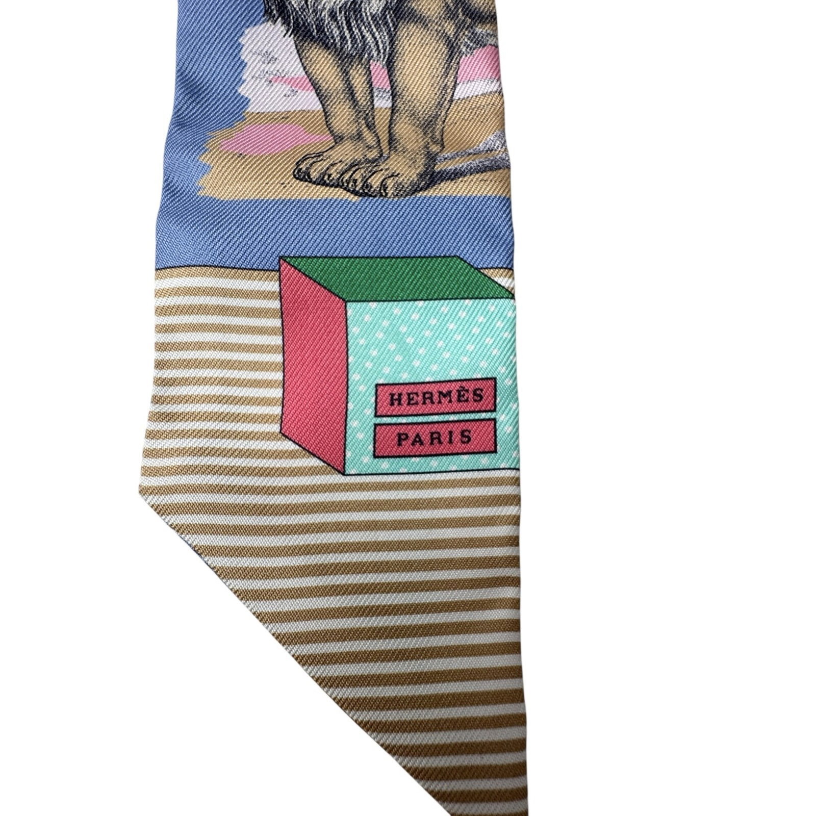 Silk Hermes Scarf - 5