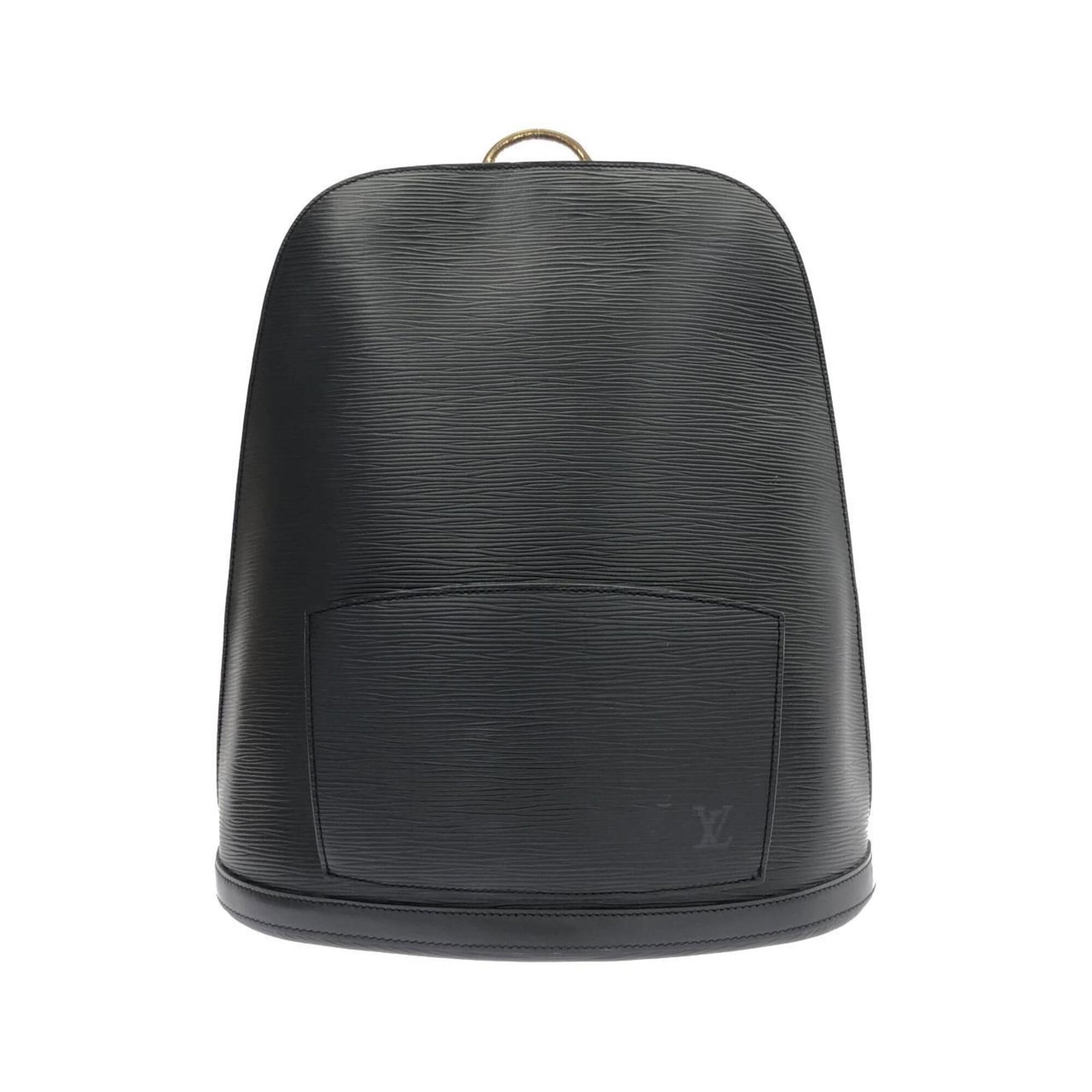 Backpack Leather Louis Vuitton: Backpack Leather Louis Vuitton Black Calfskin Leather Louis Vuitton Epi Backpack with Gold Hardware. This sleek and stylish backpack is crafted from high-quality leather, featuring a classic Epi