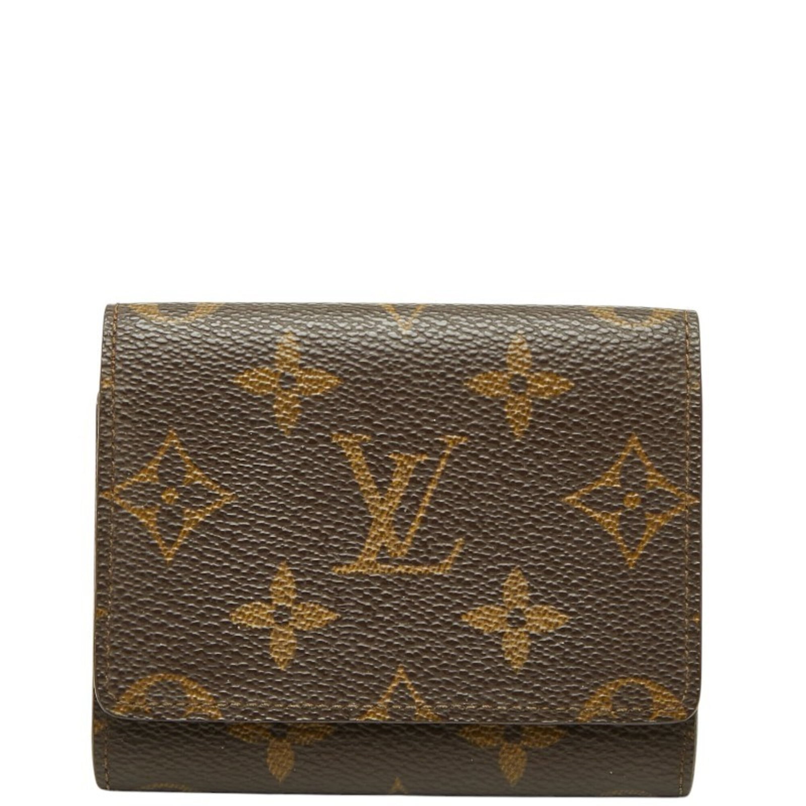 Louis Vuitton Card Case Pvc Leather: Louis Vuitton Card Case Pvc Leather Brown Louis Vuitton Card Case Pvc Leather. Made from a combination of PVC and leather, this card case measures 8cm x 10.5cm x 1cm. The signature of the brand is