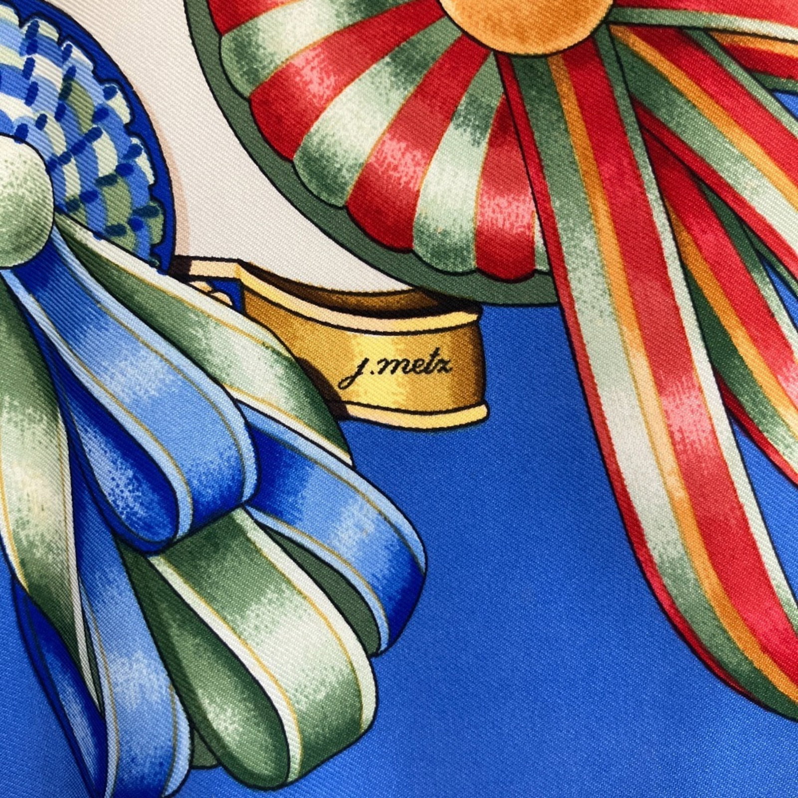 Silk Hermes Scarf - 5