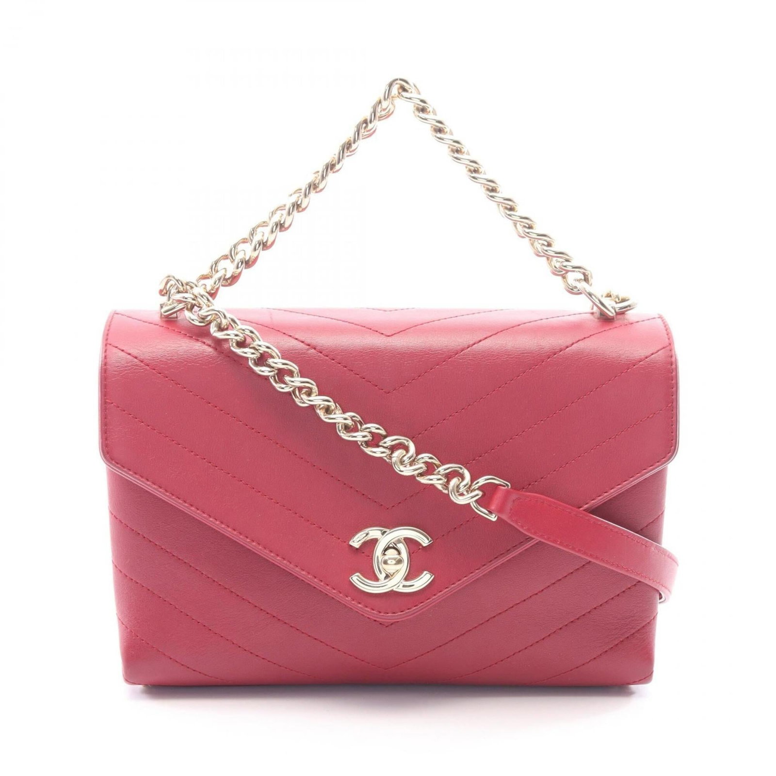 Shoulder Bag Leather Handbag Chanel: Shoulder Bag Leather Handbag Chanel Red leather shoulder bag from Chanel, measuring 15cm x 22cm x 7cm. This classic design features high-quality leather construction and a timeless red color. Item Spe