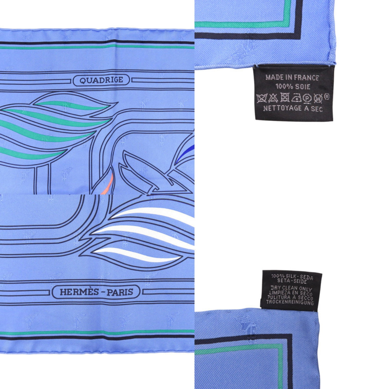 Silk Hermes Scarf - 4
