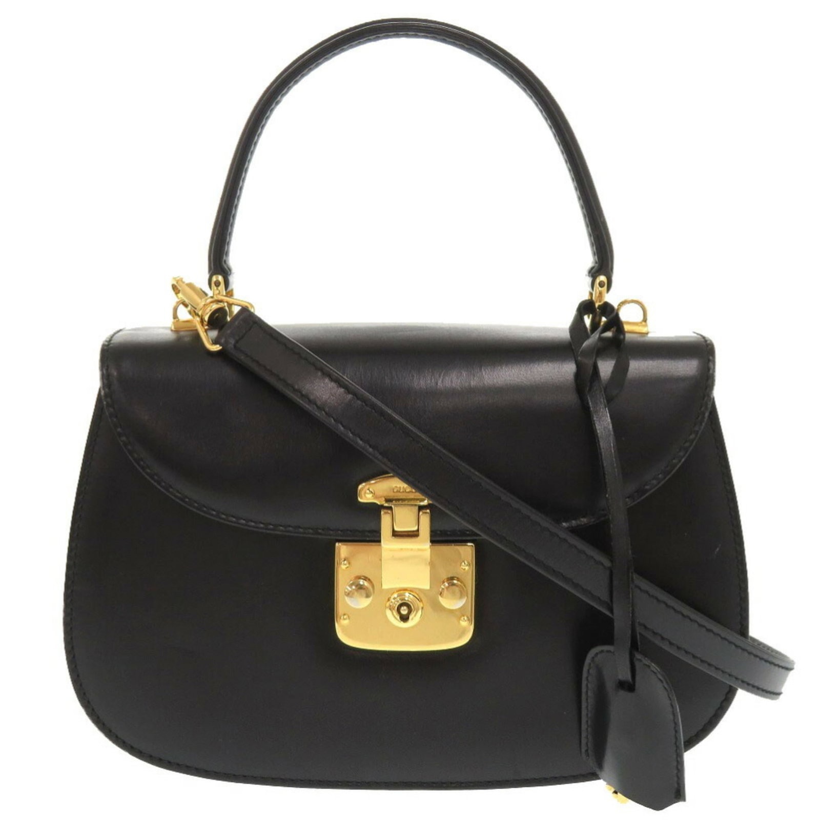 Handbag Leather Gucci - 2