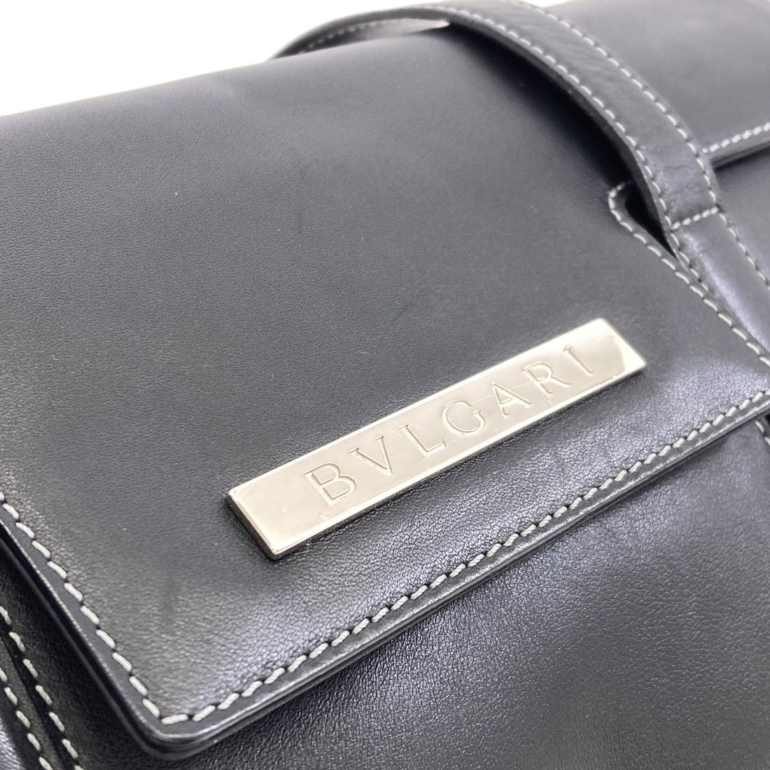 Logo Handbag Leather - 7