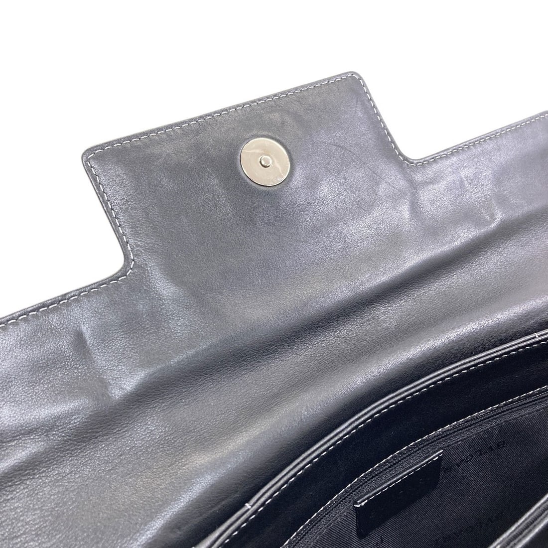 Logo Handbag Leather - 8