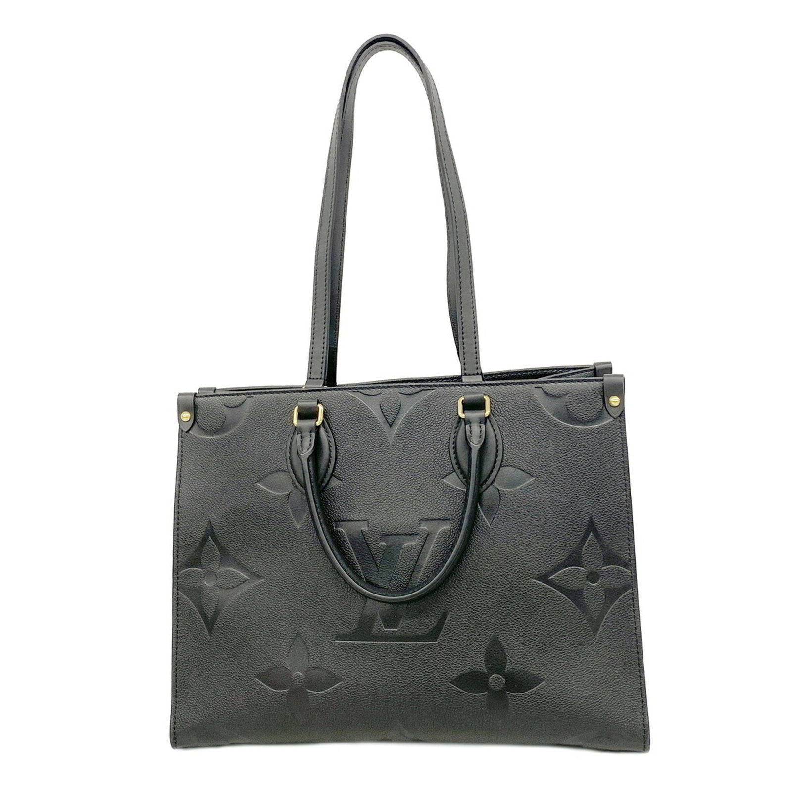 Tote Bag Louis Vuitton: Tote Bag Louis Vuitton Louis Vuitton's iconic tote bag boasts a sleek Noir color and compact size, measuring 26cm x 34cm x 14.5cm, making it the perfect accessory for daily essentials. The bag's durab