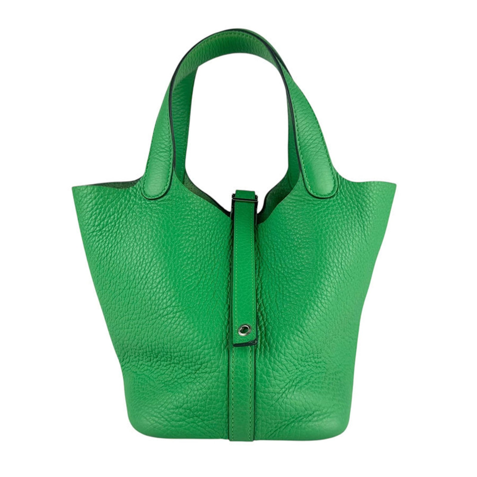 Clemence Leather Handbag Taurillon Hermes: Clemence Leather Handbag Taurillon Hermes Taurillon clemence leather handbags are highly prized for their unique texture and rich patina. This Clemence Leather Handbag from Hermes features a